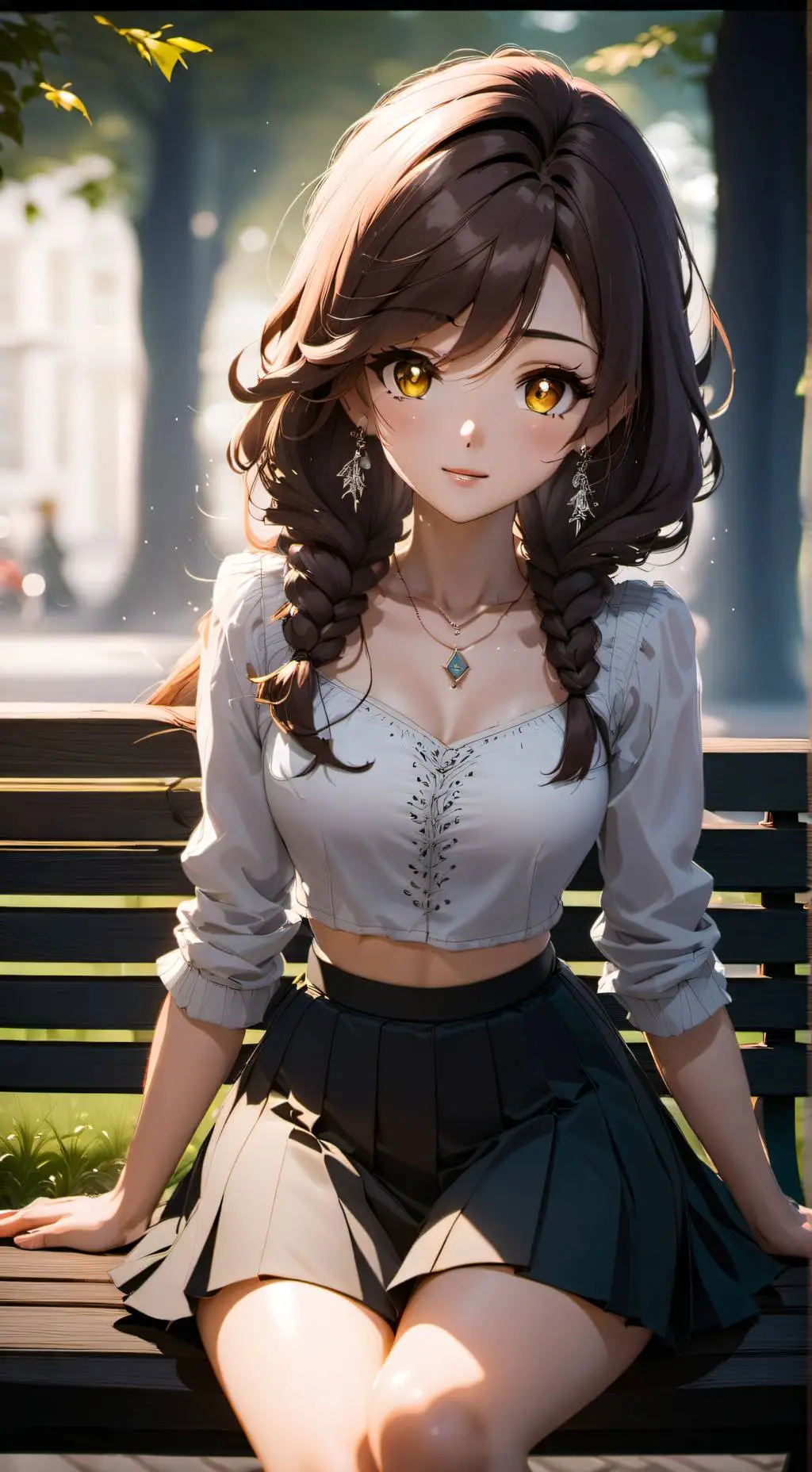 ai character: Kristine  background
