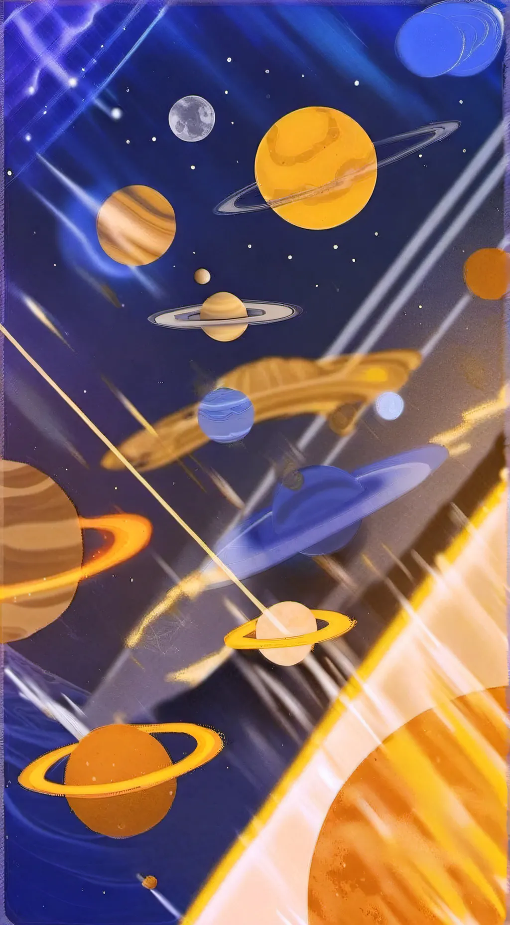 ai character: Revolución lunar🌕 background