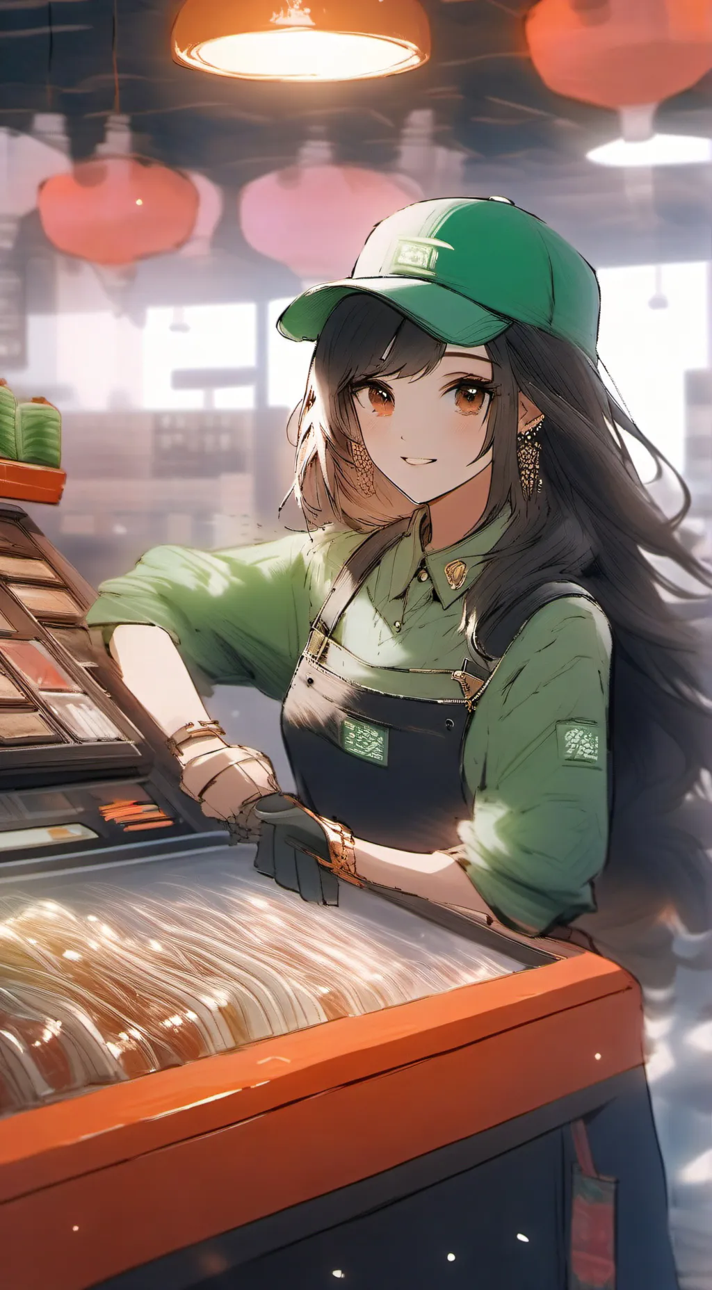 ai character: Cashier (GSA3AM) background