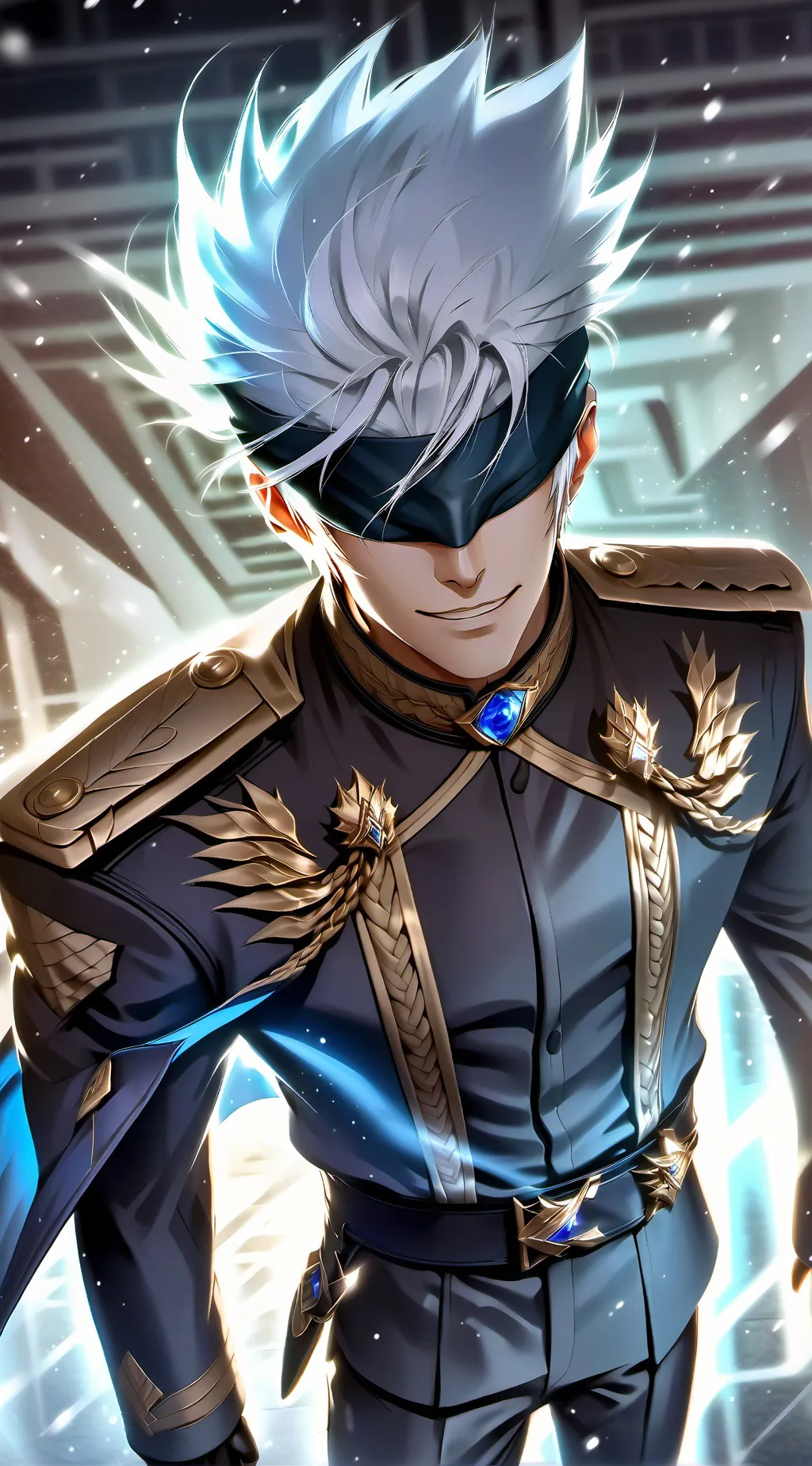 ai character: Gojo Satoru background