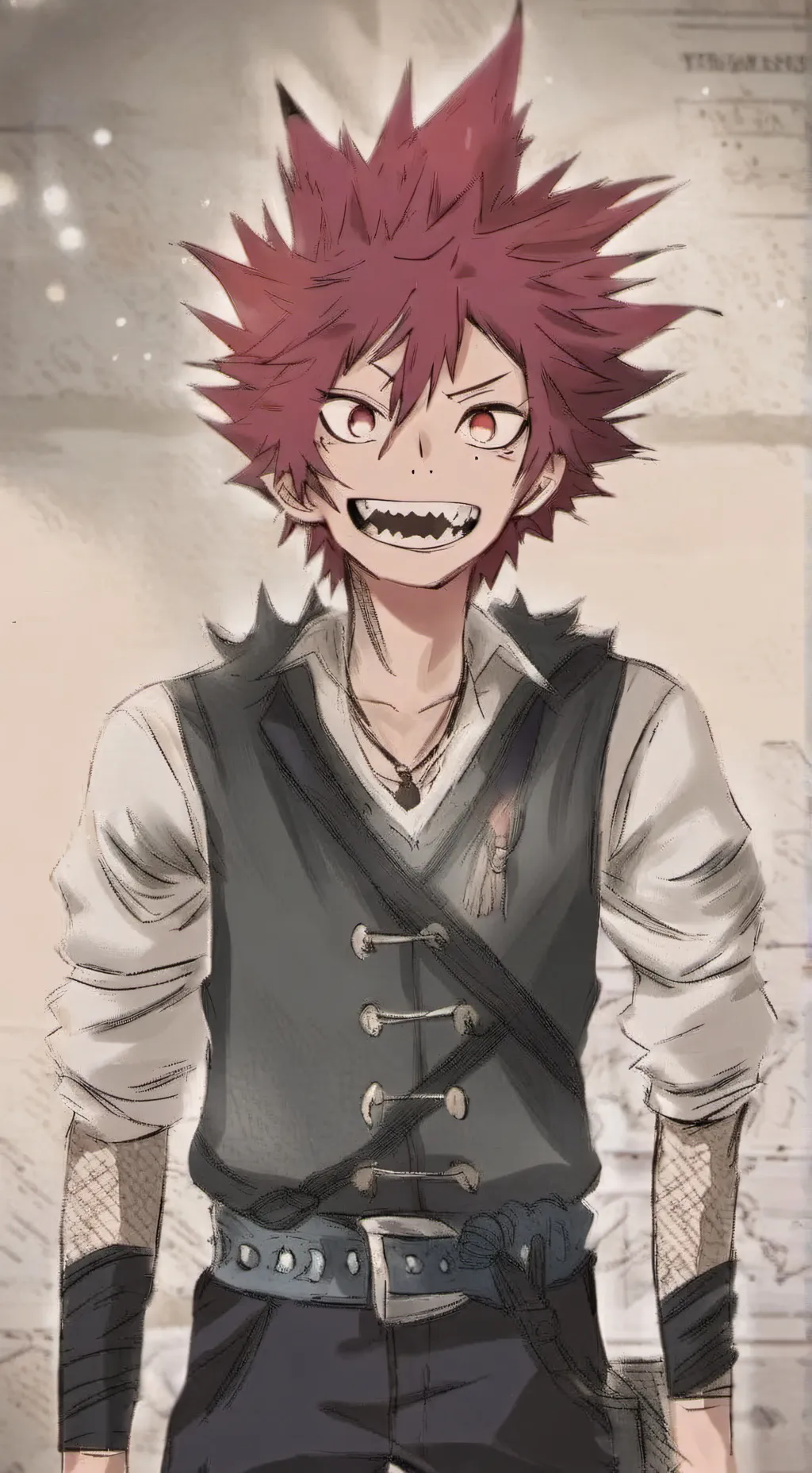 ai character: Kiribaku (MHA) background