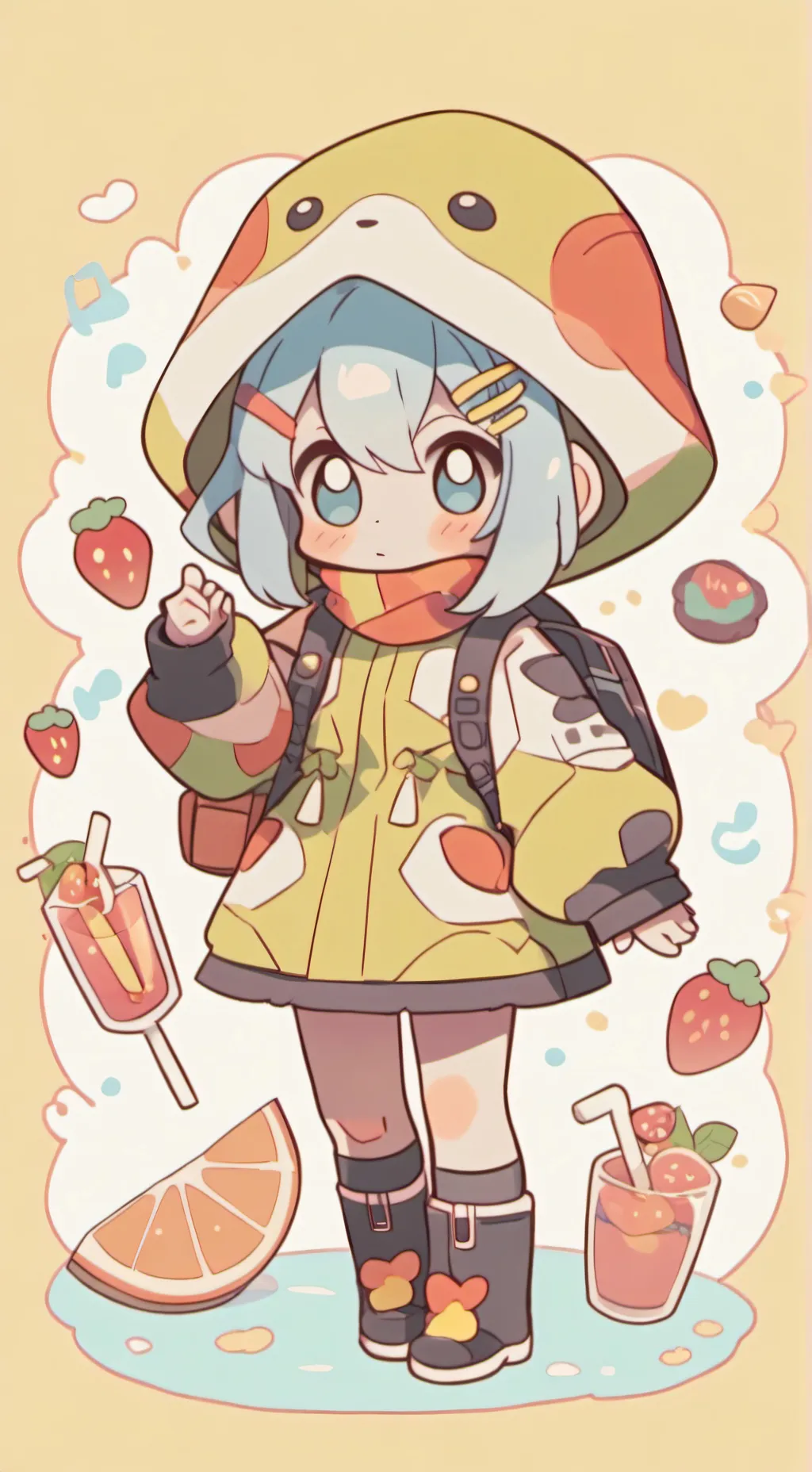 ai character: Tiffany  background