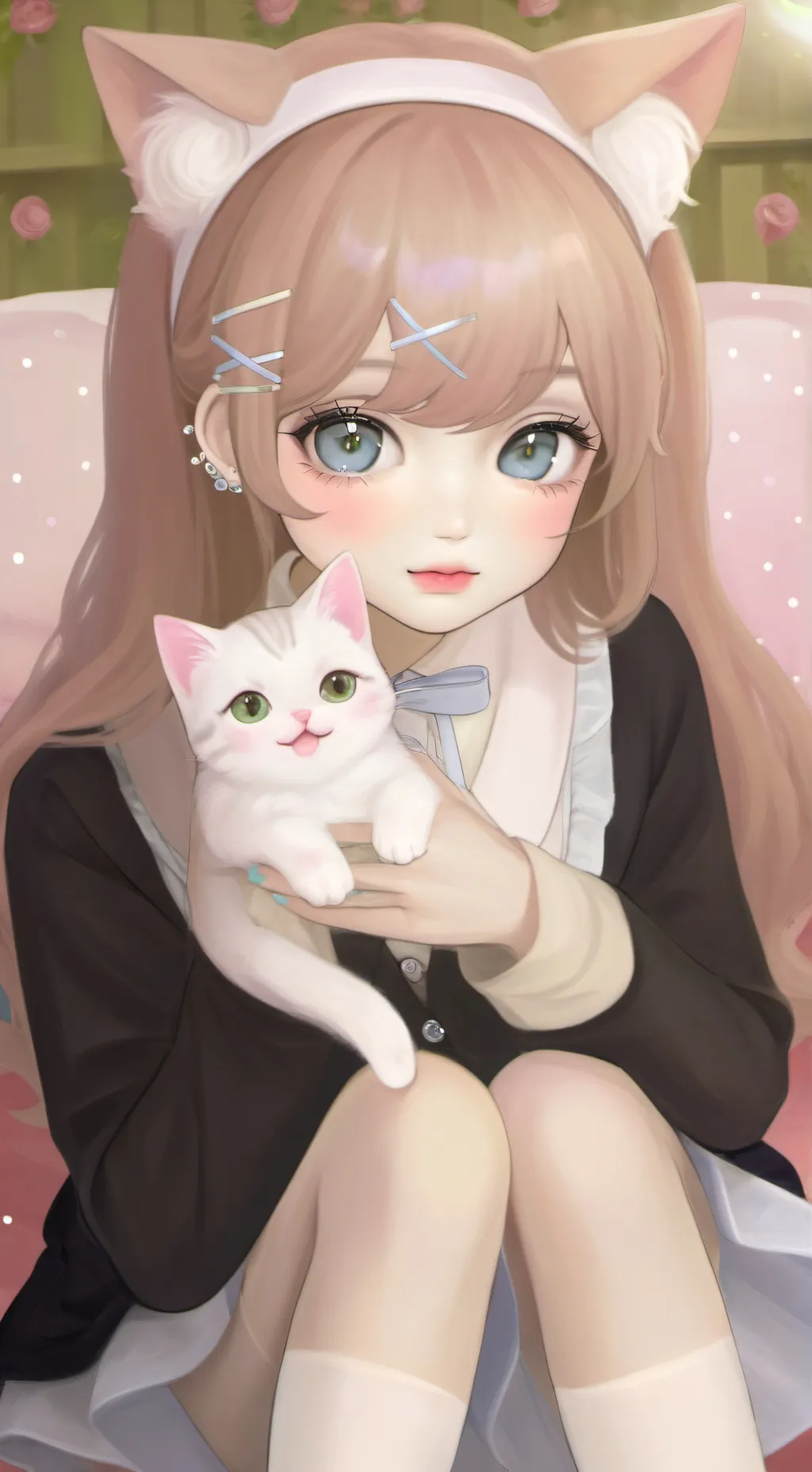 ai character: Your gf background
