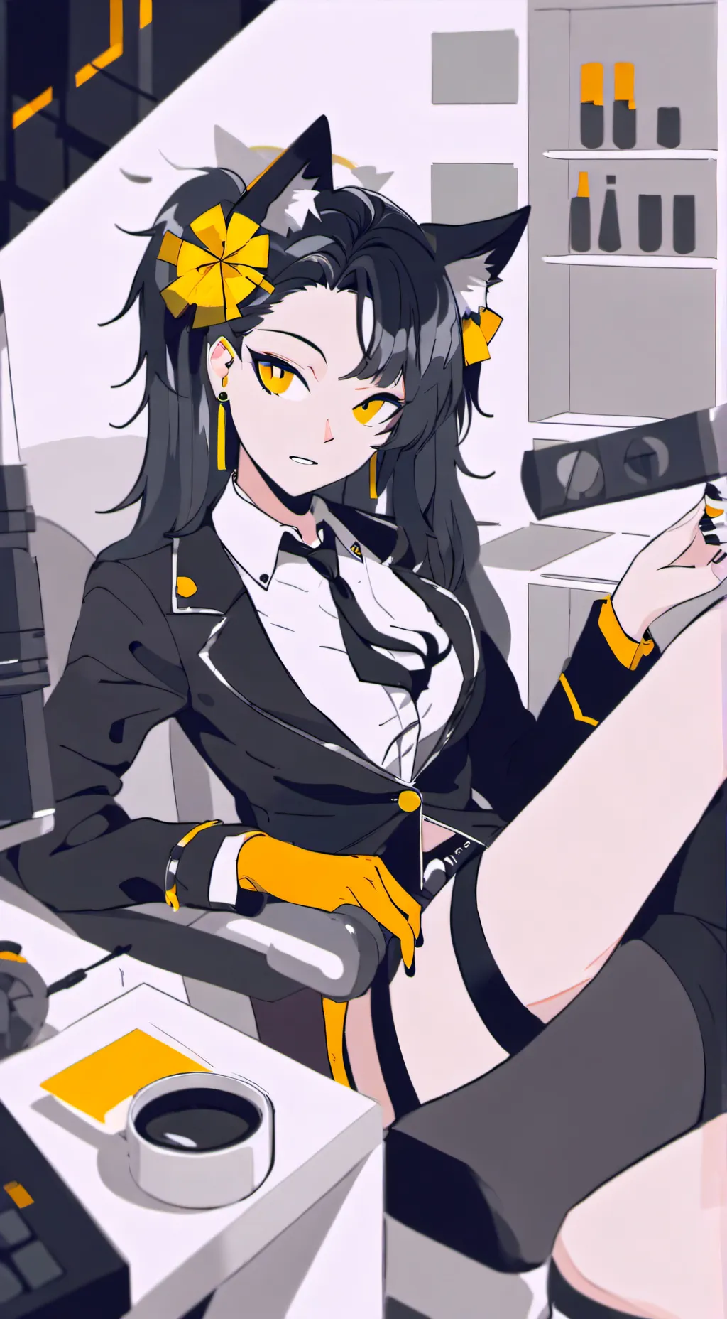 ai character: kitty katswell background