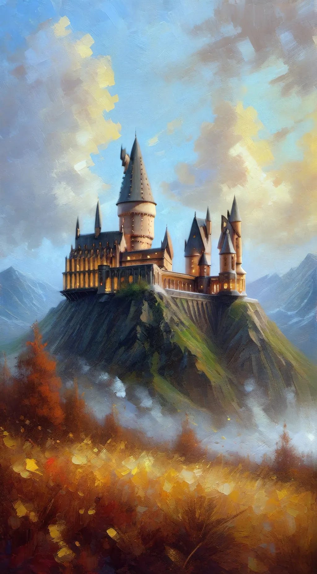 ai character: Hogwarts background