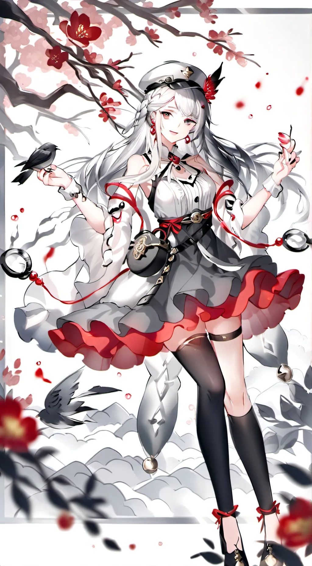 ai character: Rose background