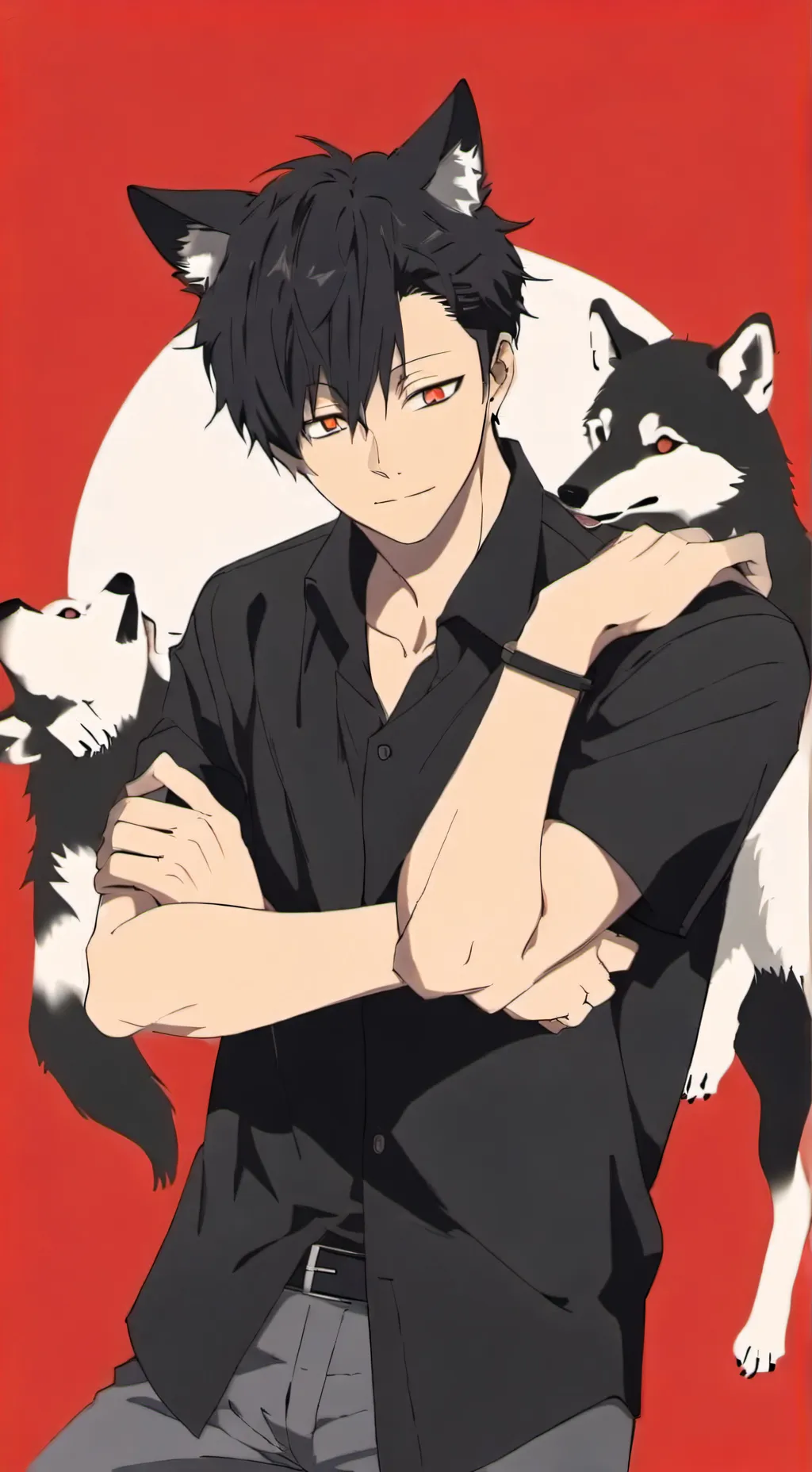 ai character: Aku  background