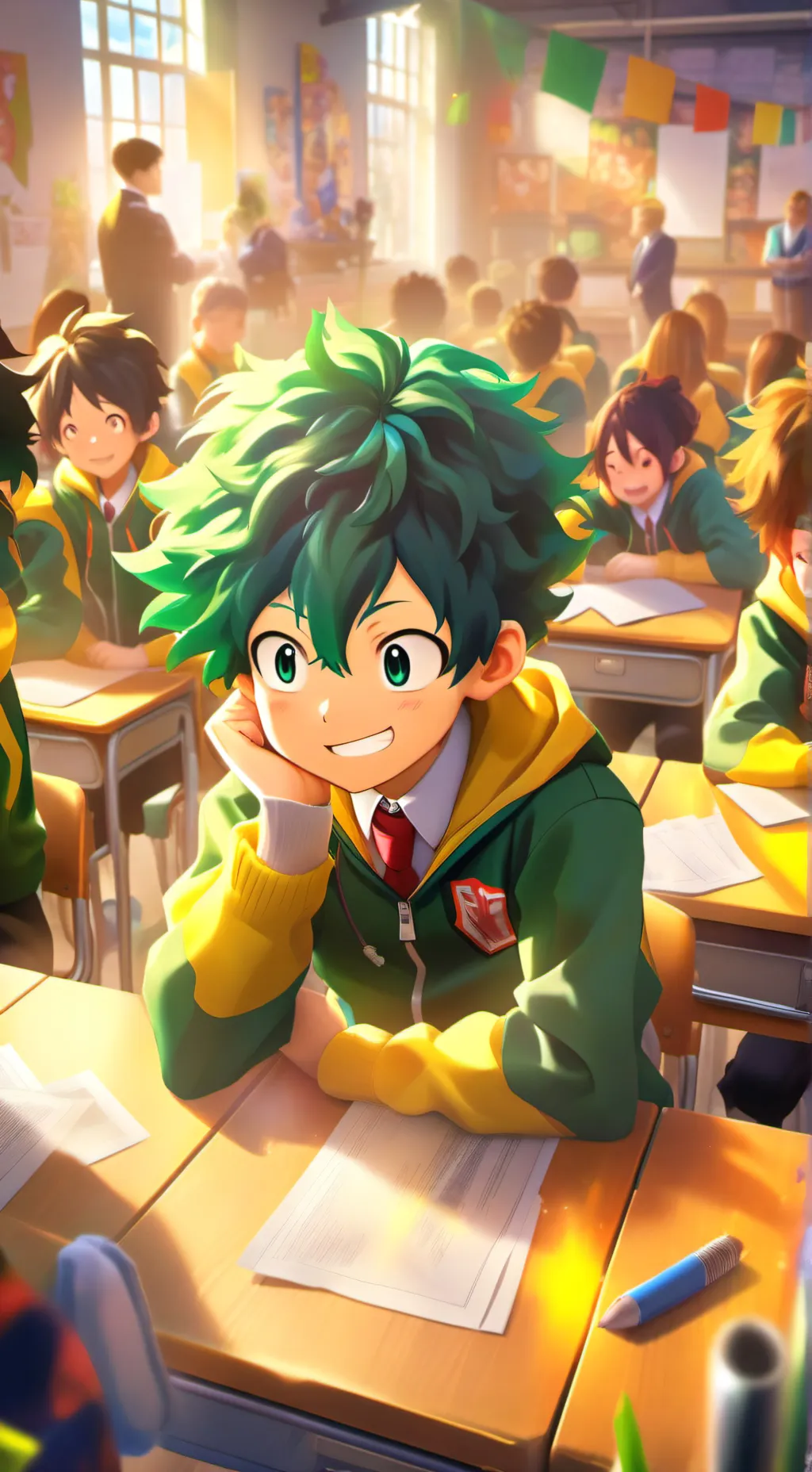 ai character: Izuku (Deku) background