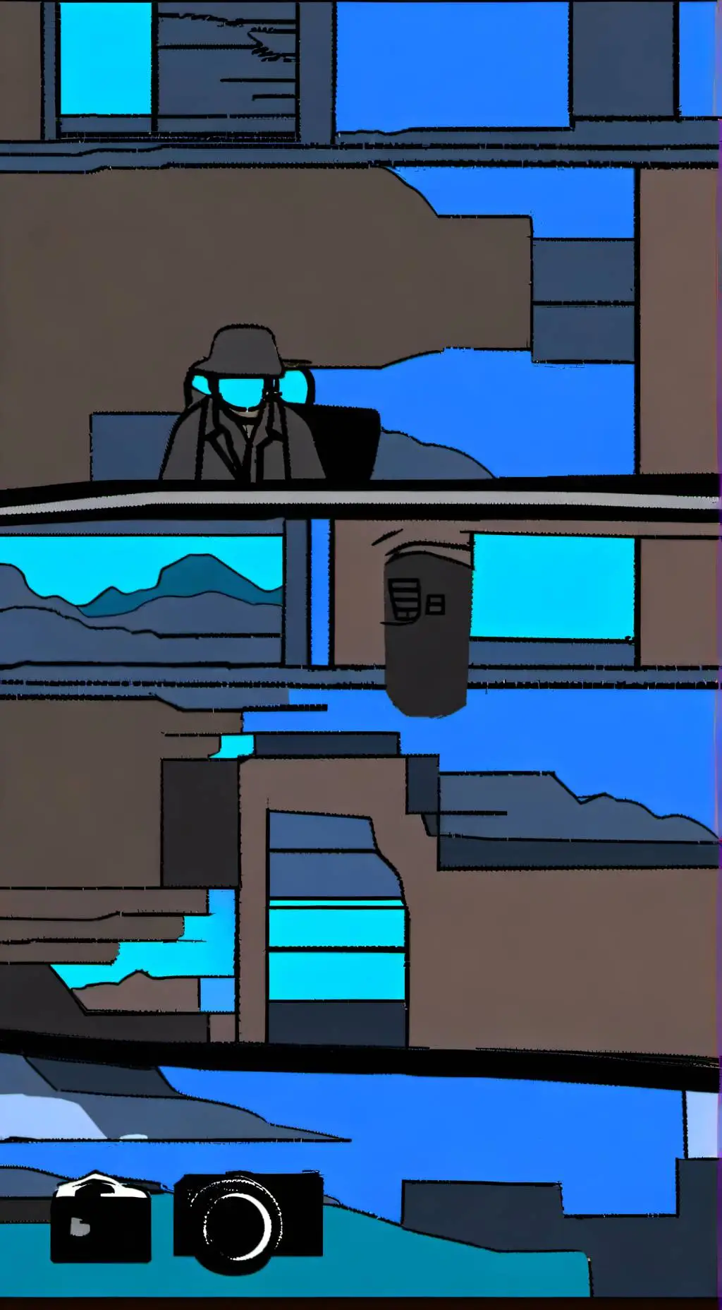 ai character: pluger  background