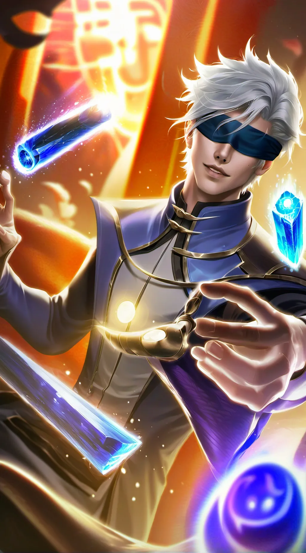 ai character: Gojo Satoru background