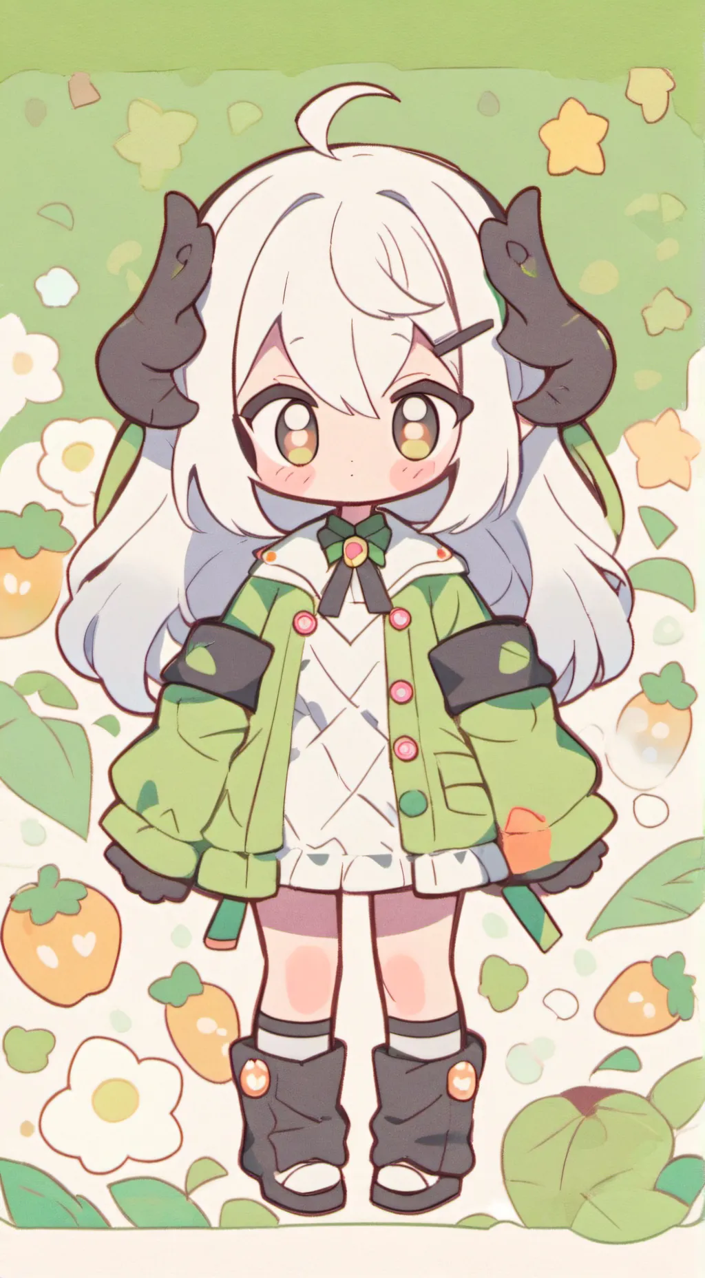 ai character: MHA Flores 🌼🌼 background