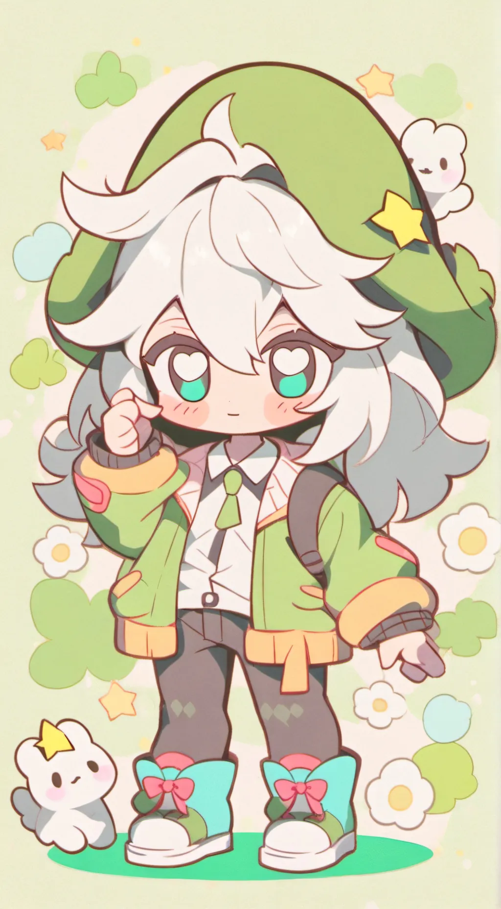 ai character: DW  New toon  background