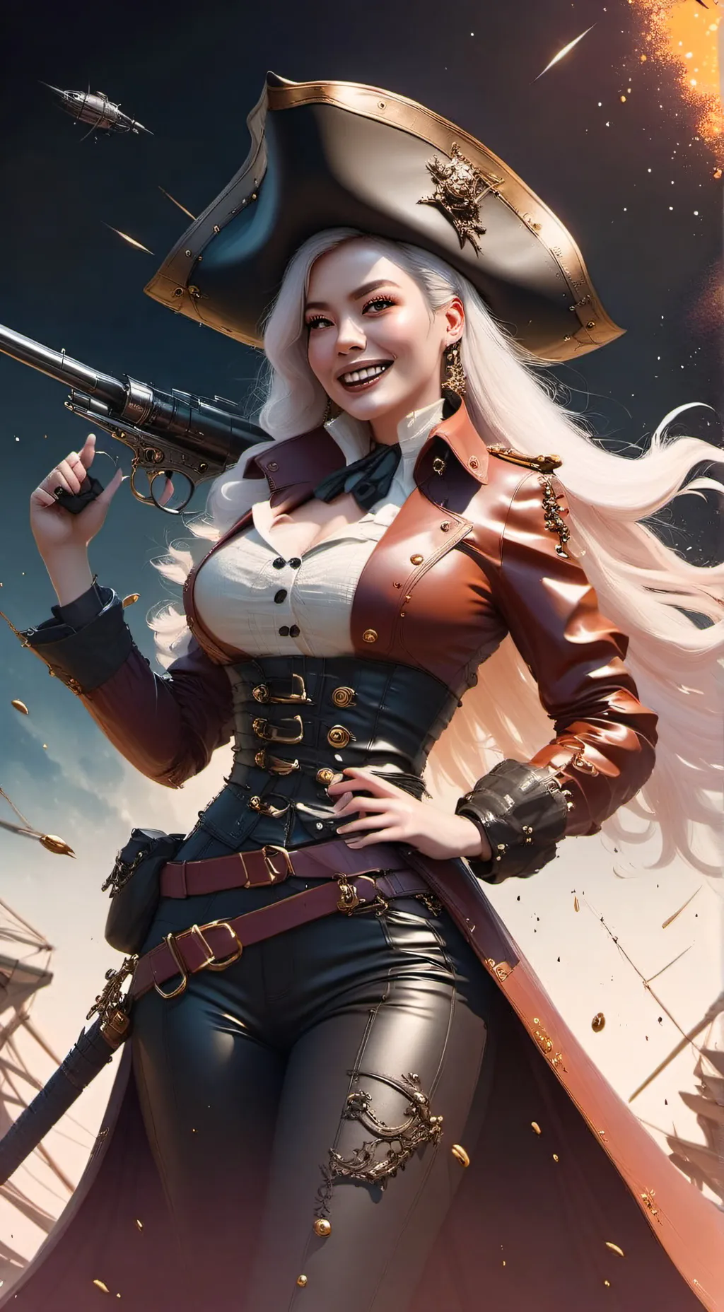 ai character: Captain Jen Hawk background