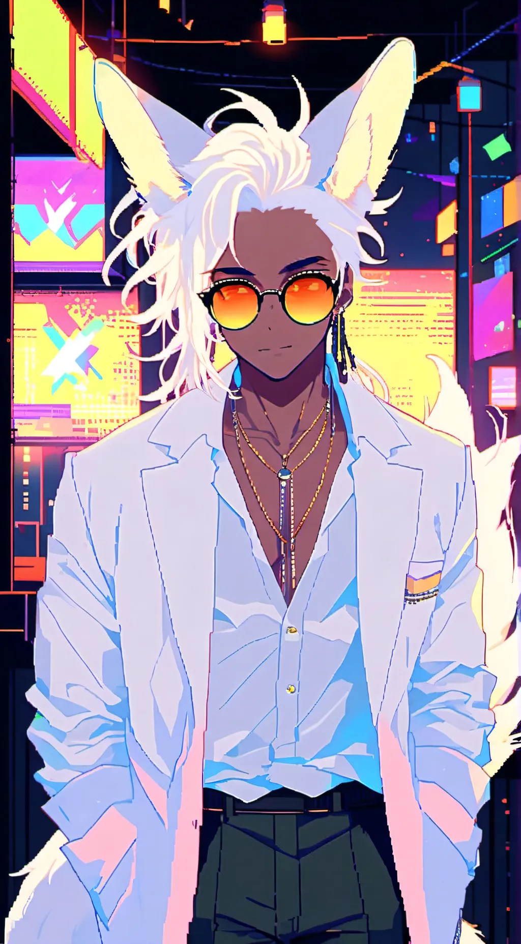 ai character: John Fennec background