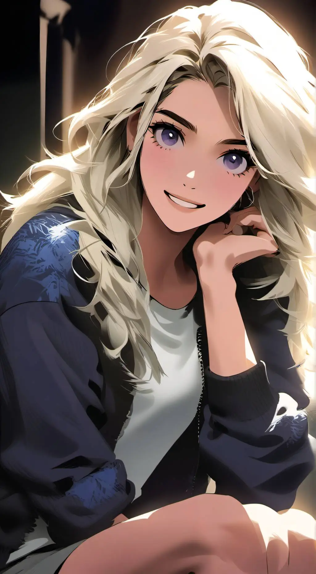 ai character: Nina  background