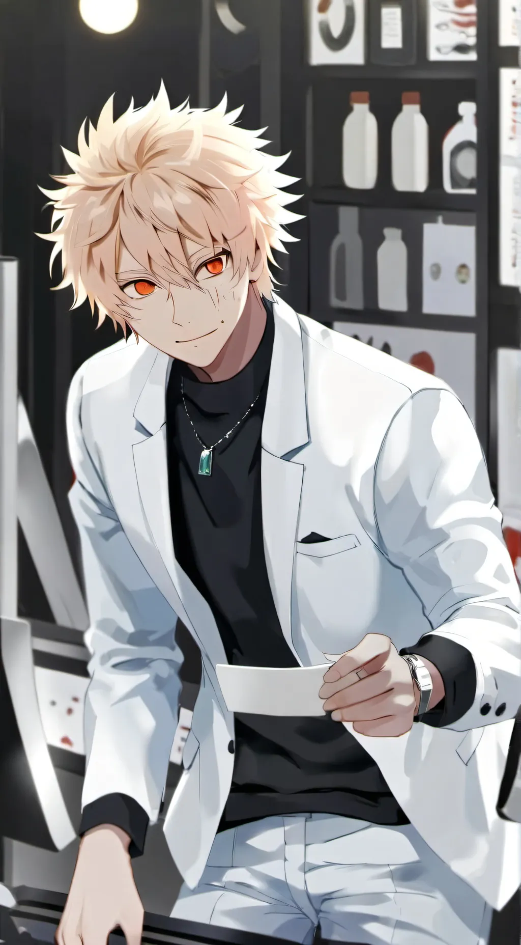 ai character: bakugo background