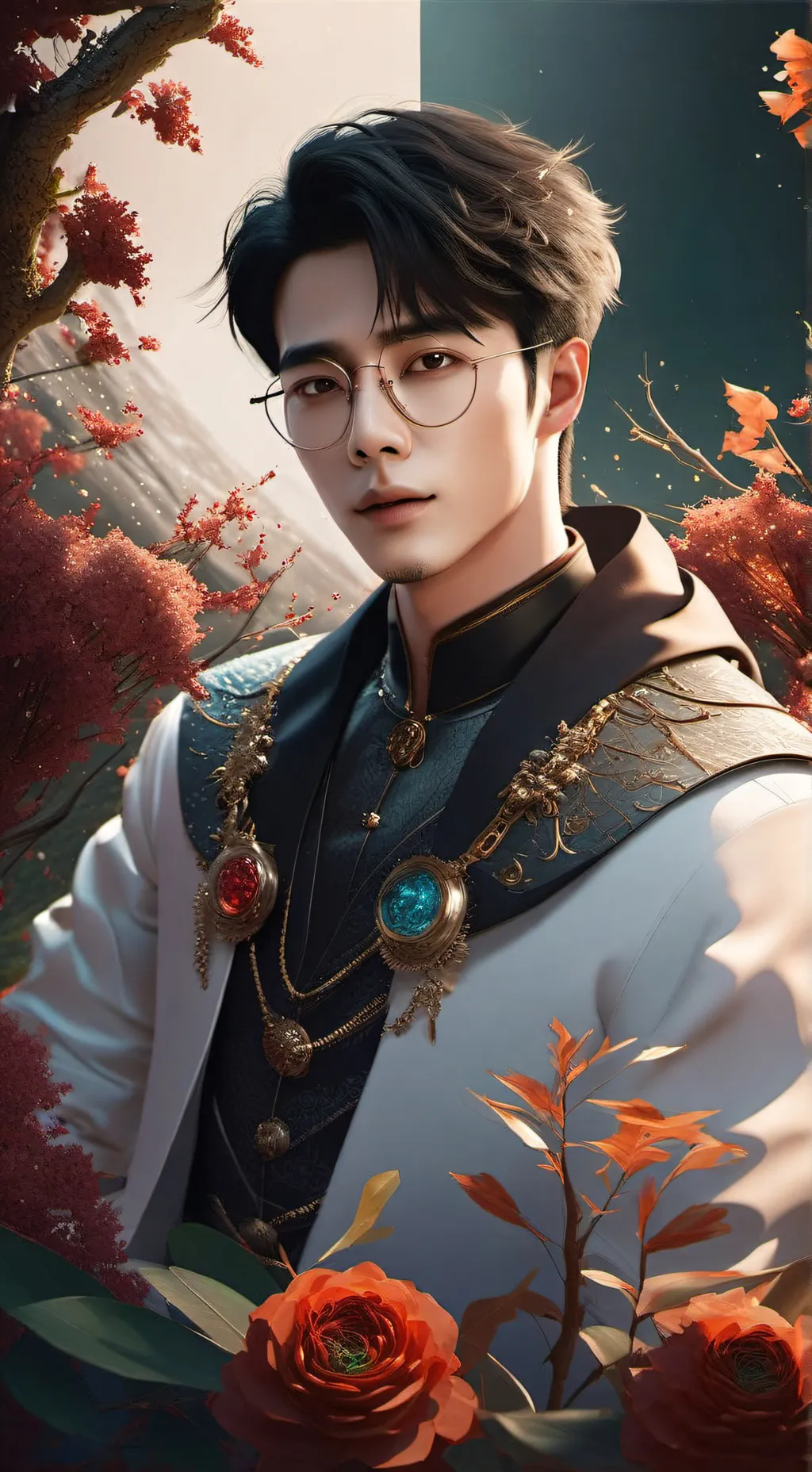ai character: Mark background