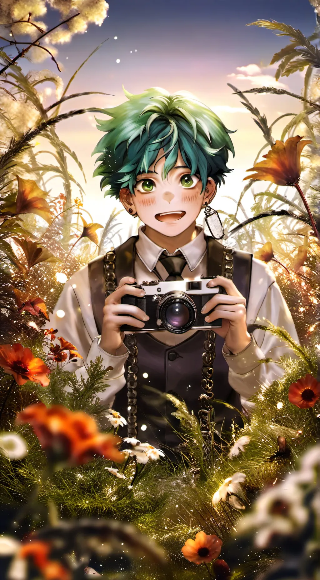 ai character: mha fr💀👍 background