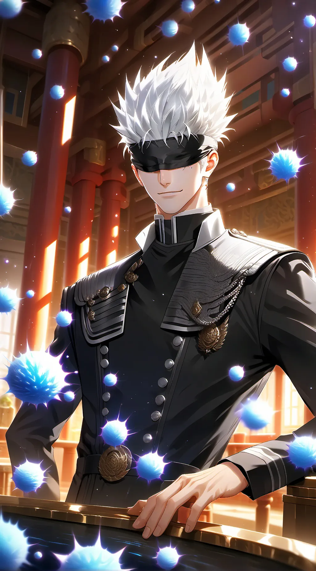ai character: Gojo Satoru background