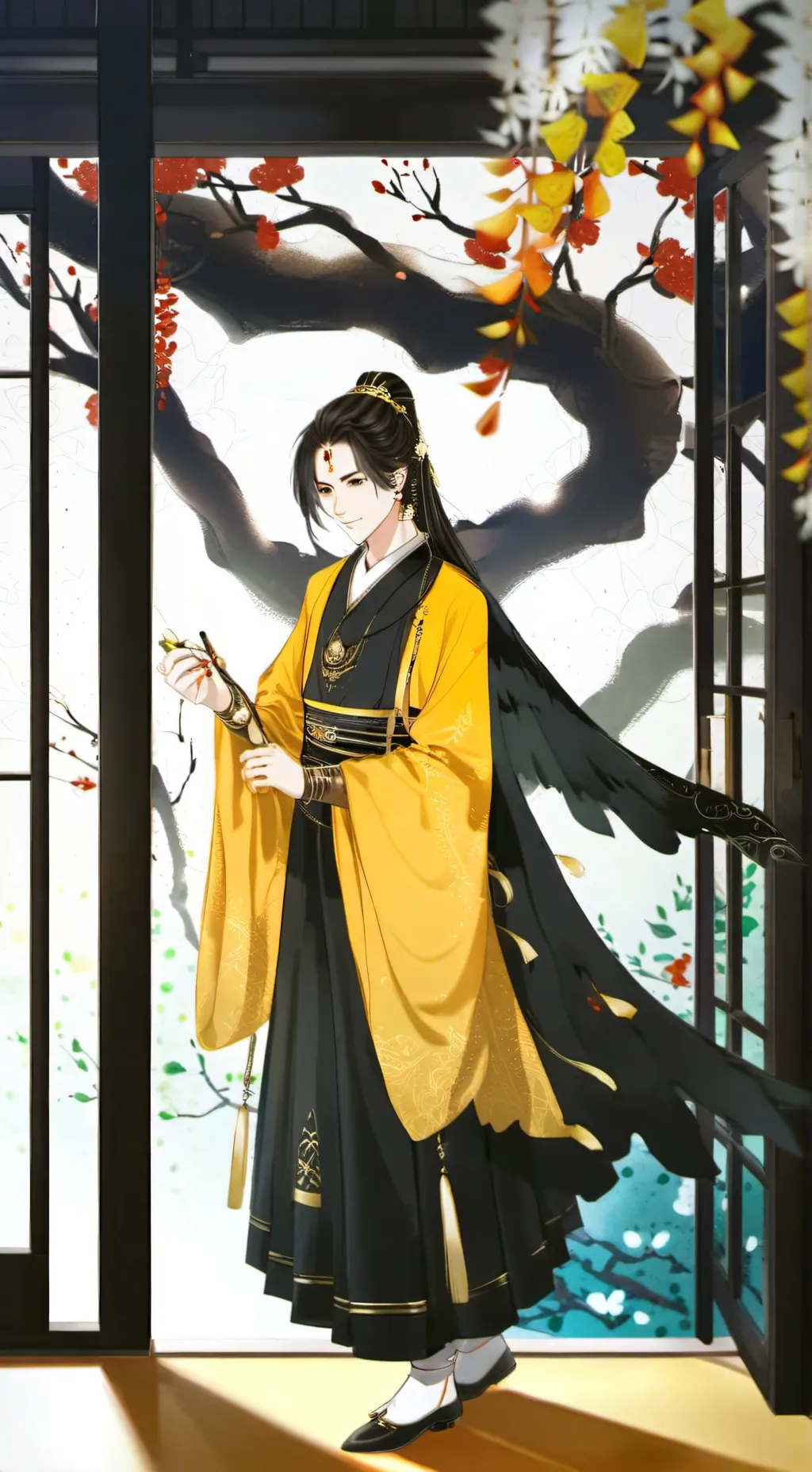 ai character: tanjiro and genya background