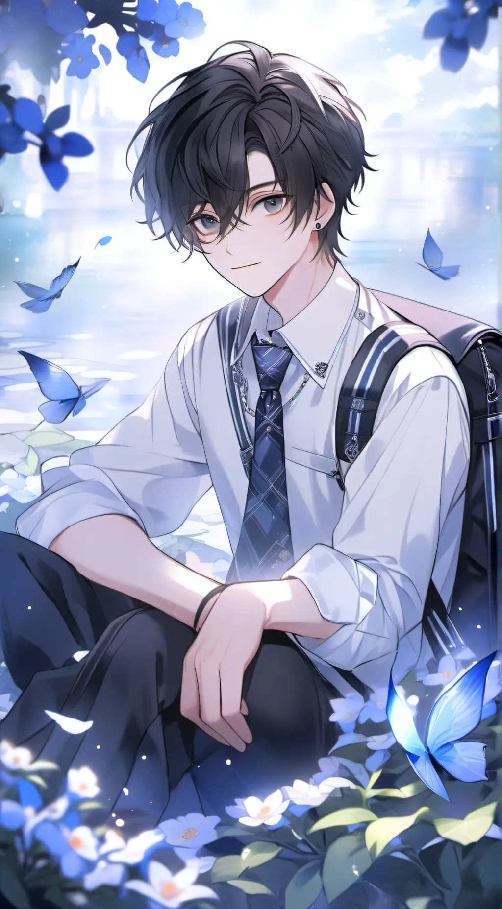 ai character: 🌹Rin🌹 background