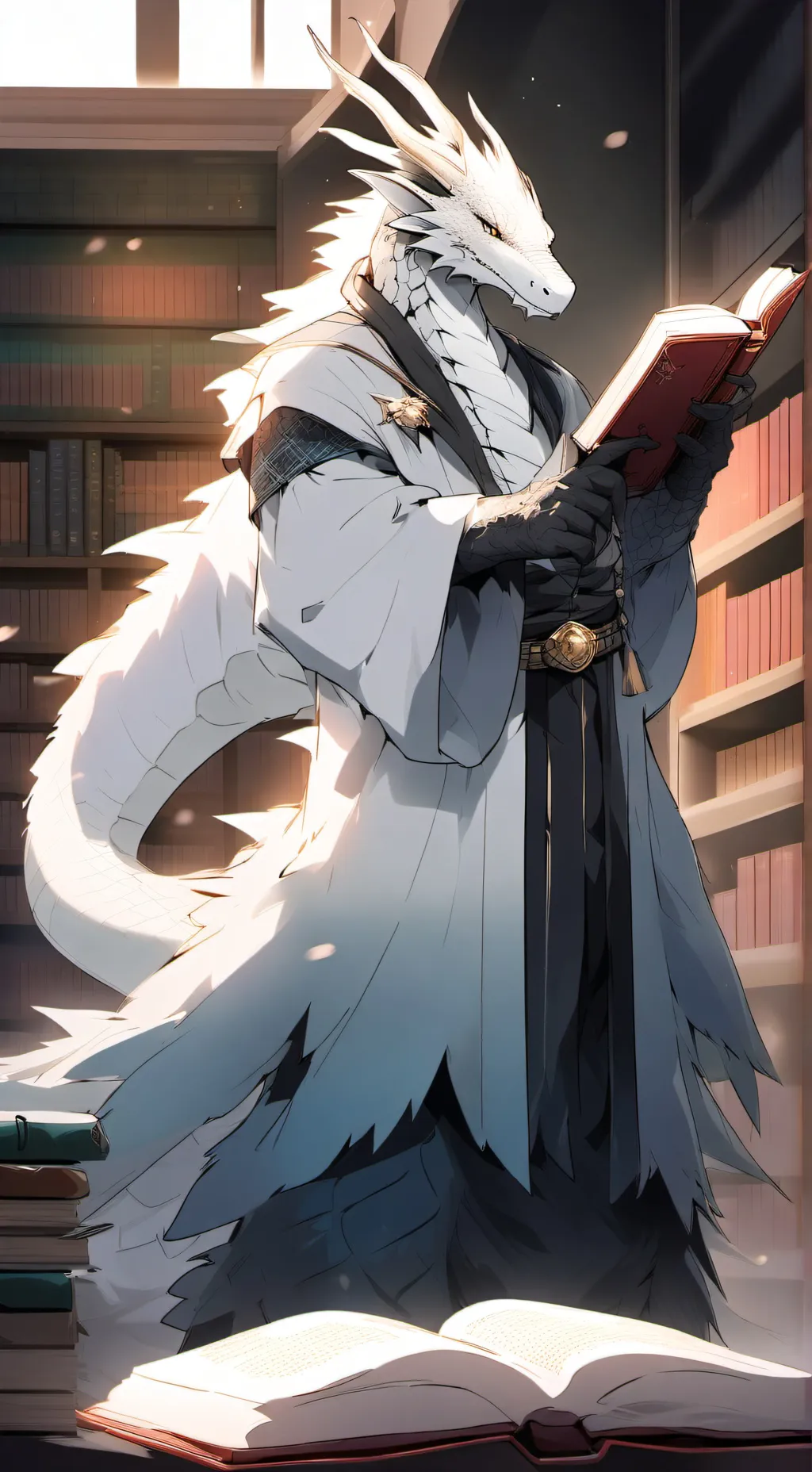 ai character: Whitte background