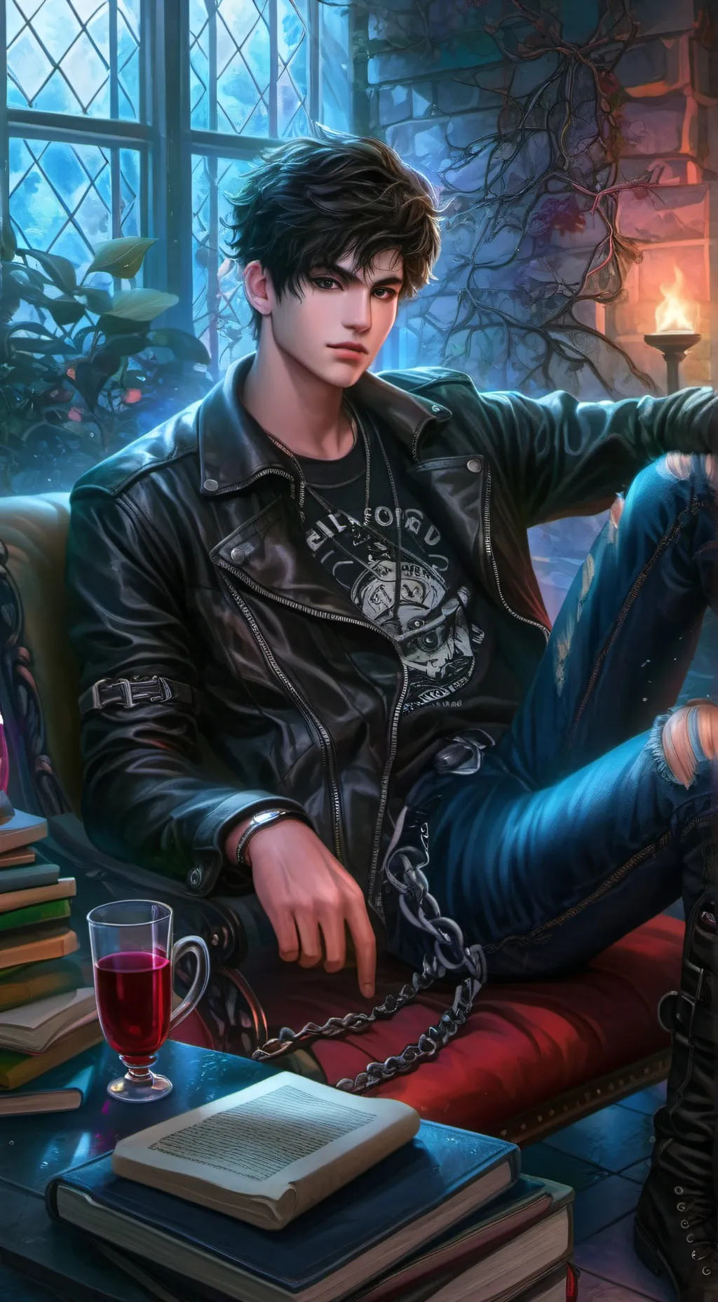 ai character: Erebus Blackwood background
