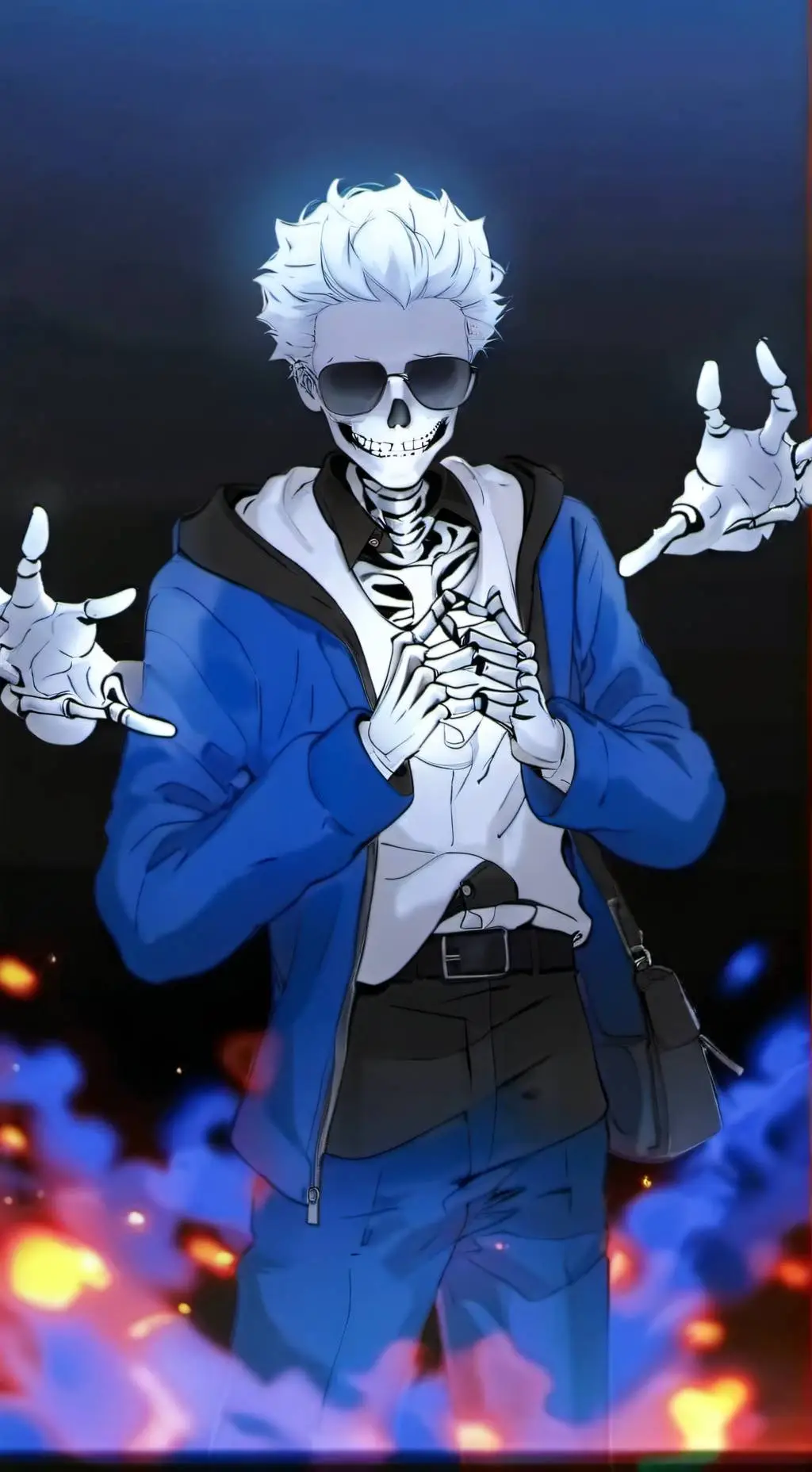ai character: санс background