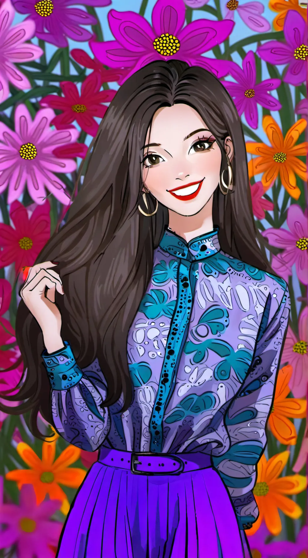 ai character: Maria Lopez  background