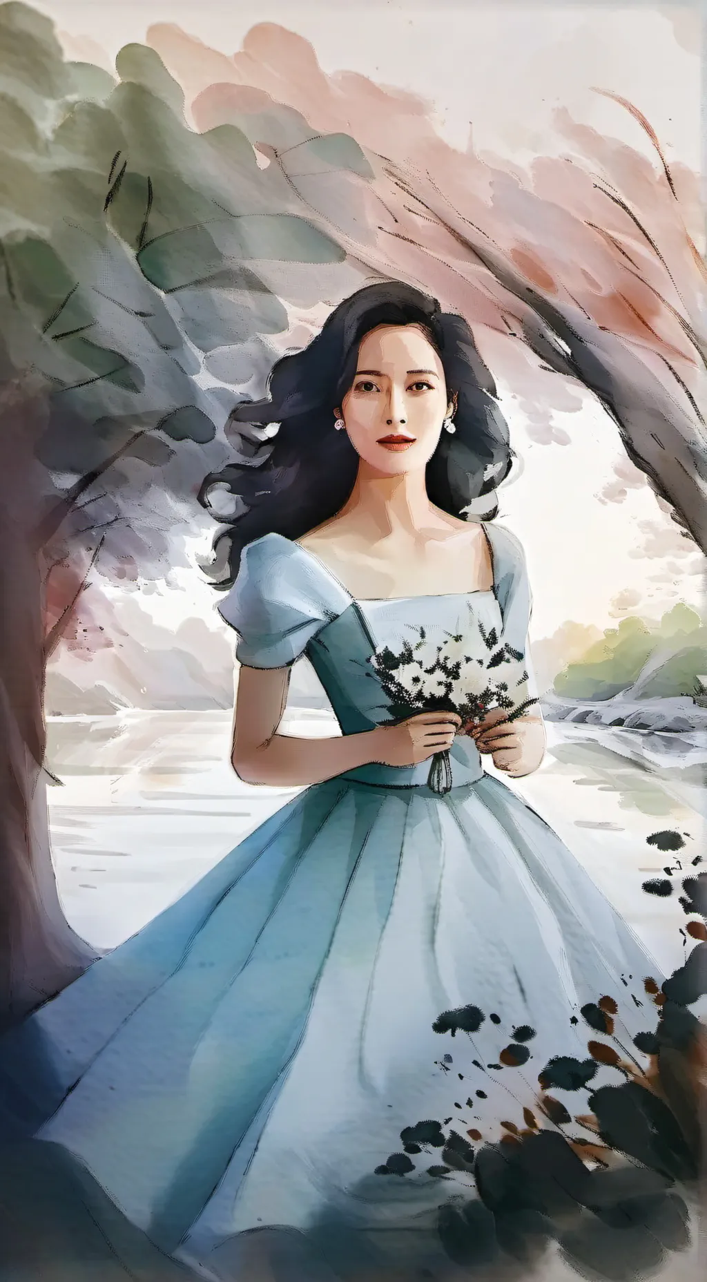 ai character: BTS  background