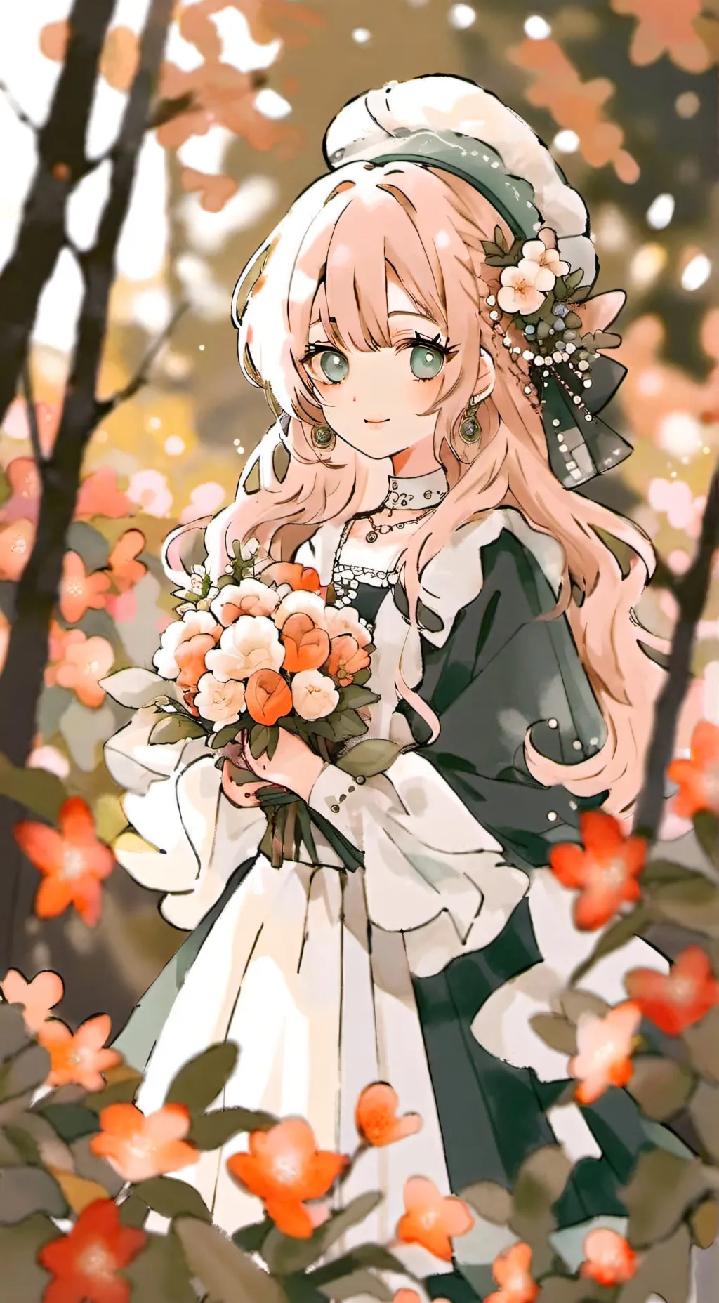 ai character: Sakura Hanazono background