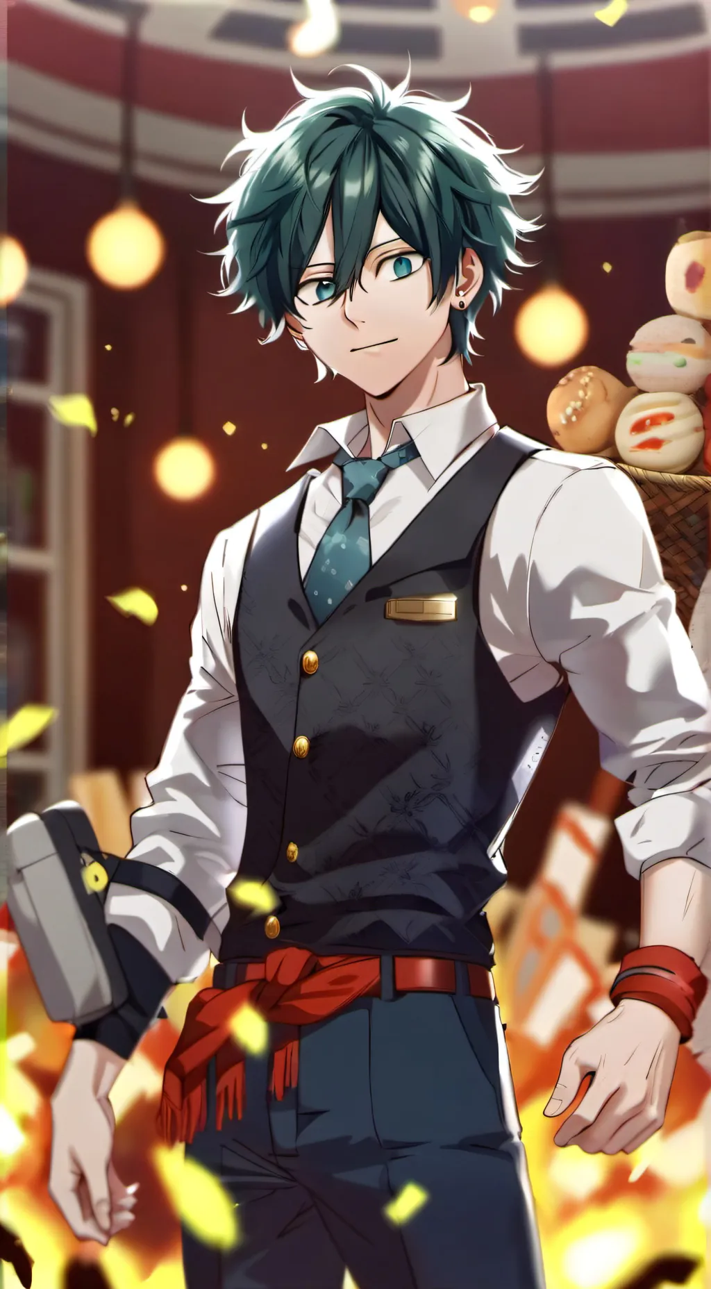 ai character: Deku background