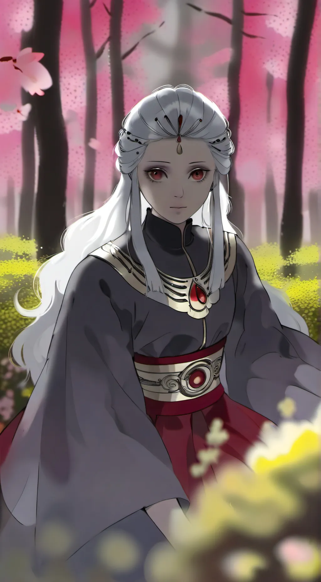 ai character: amane x kagaya background