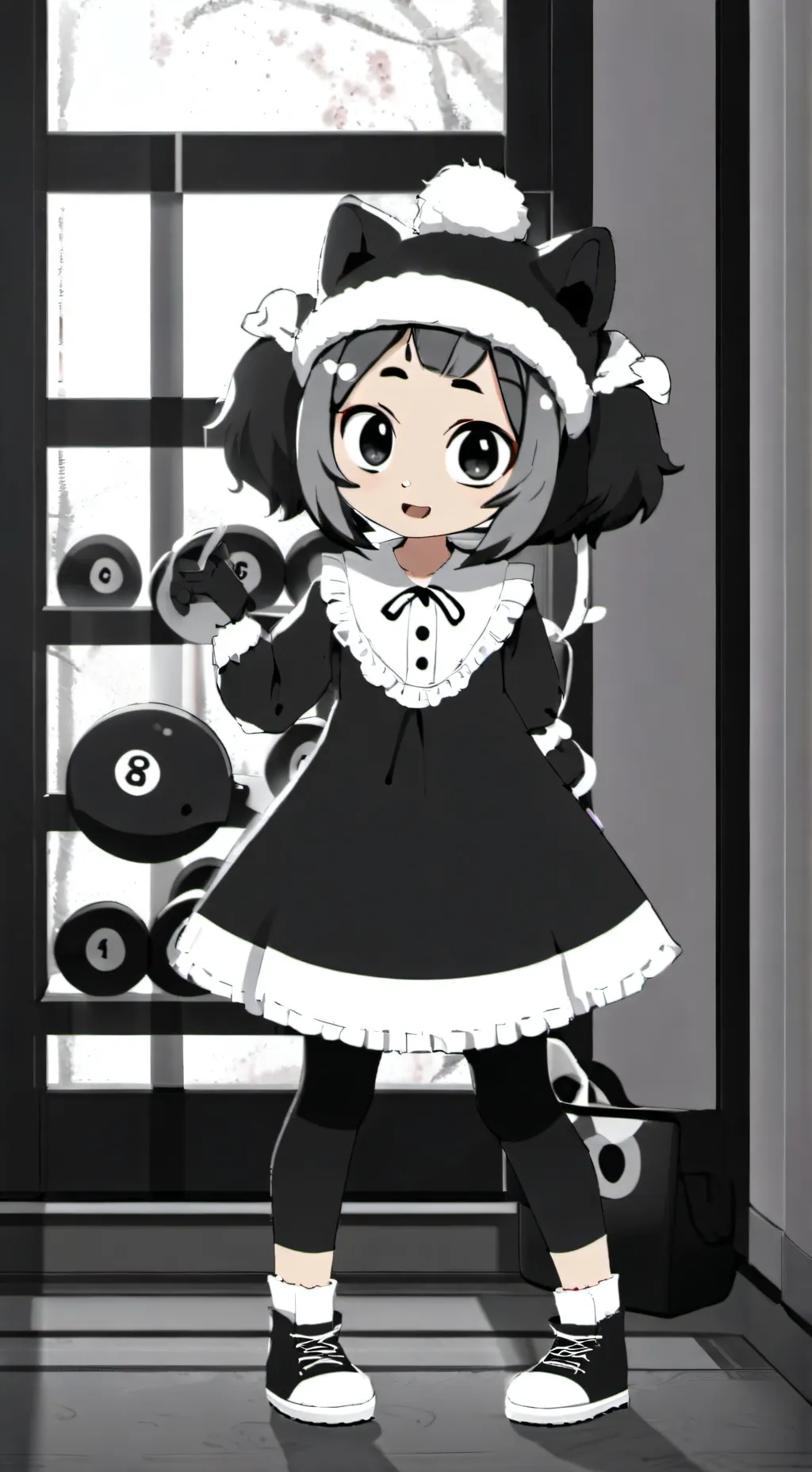ai character: toodles in sg! background