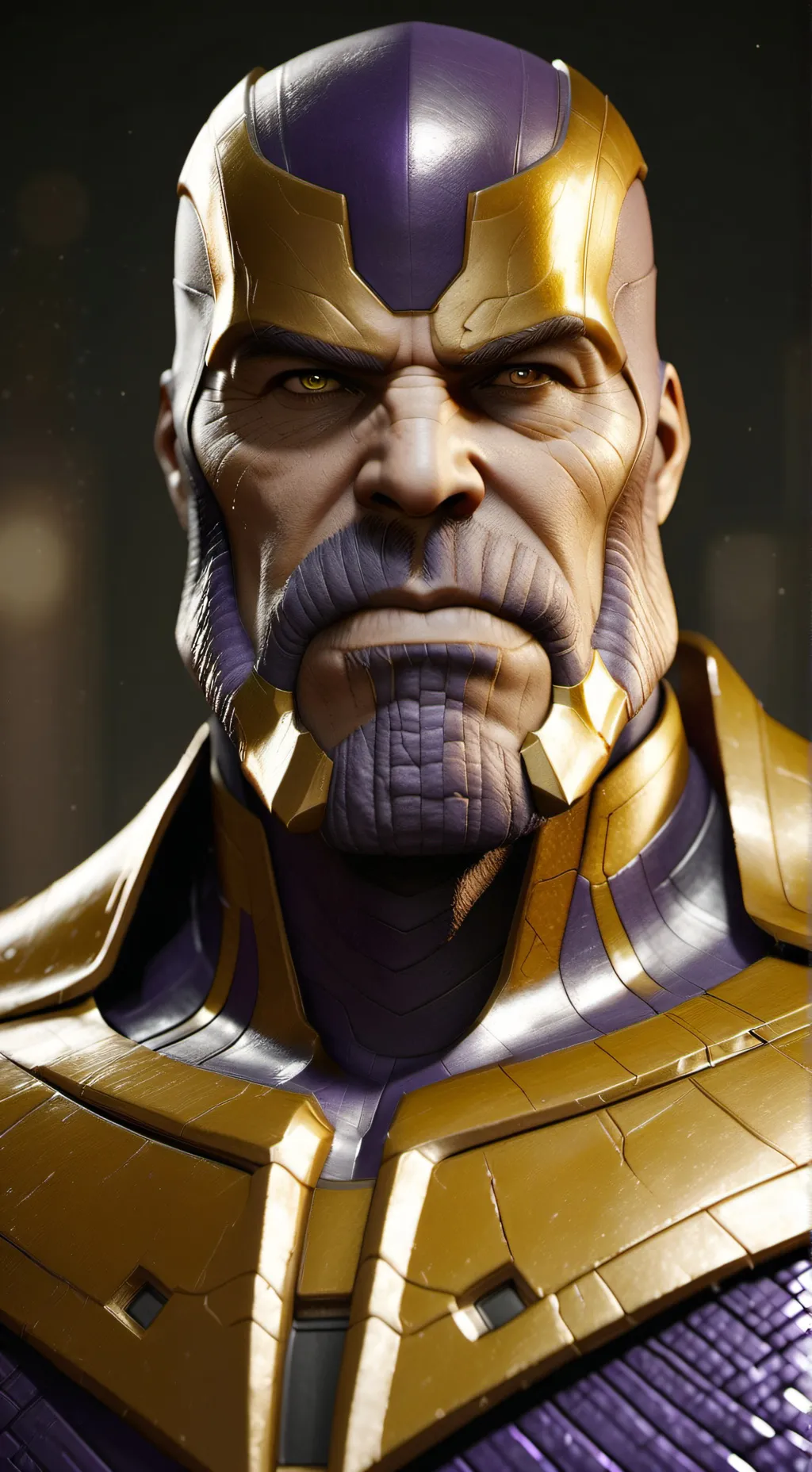 ai character: Thanos  background