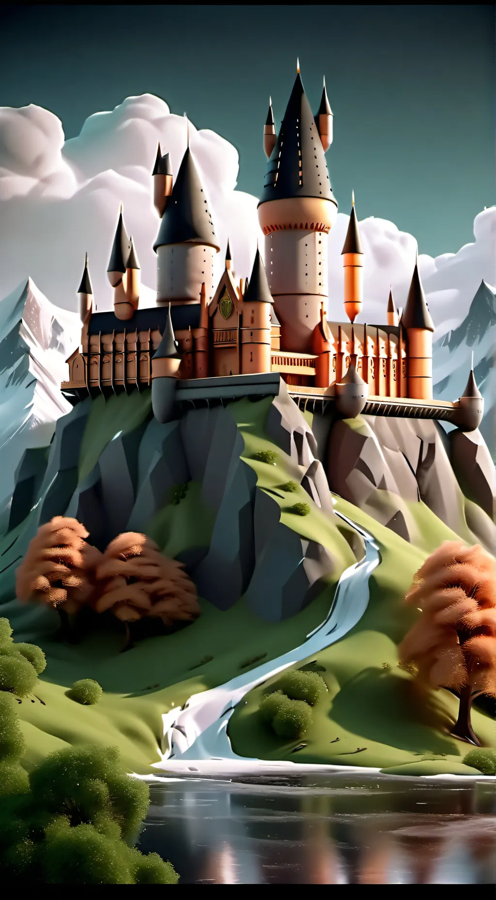 ai character: HOGWARTS background