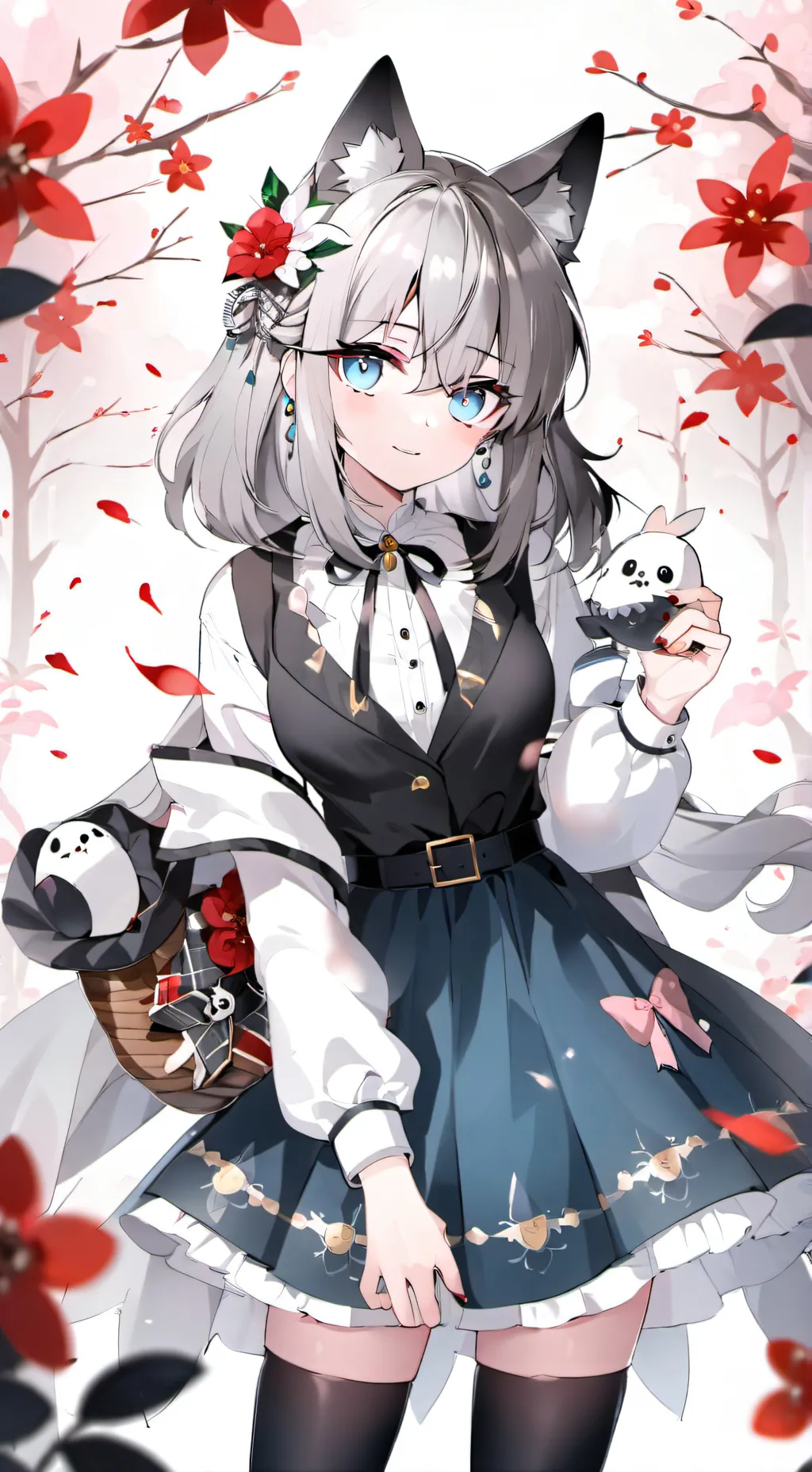 ai character: Rose background