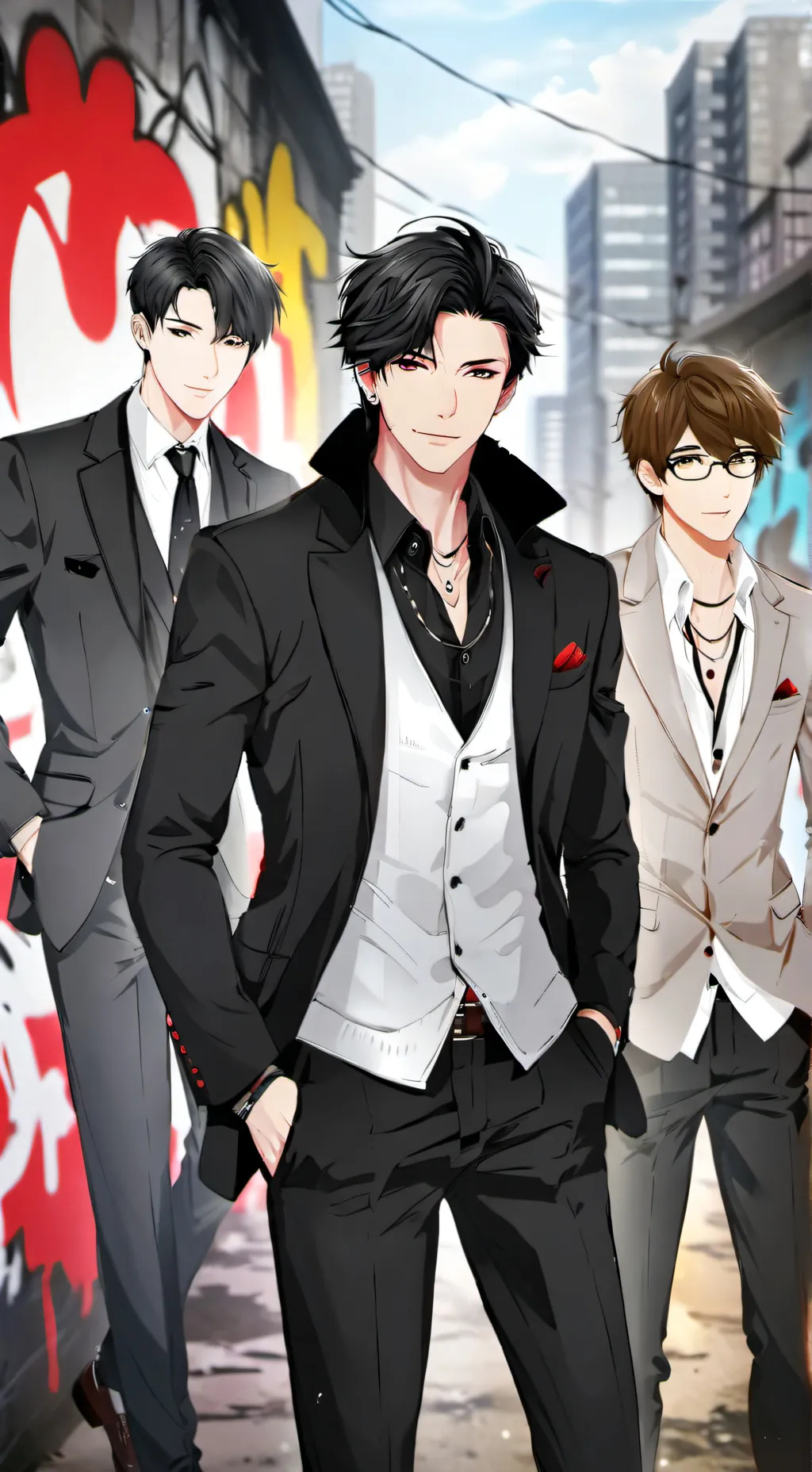 ai character: six brothers  background