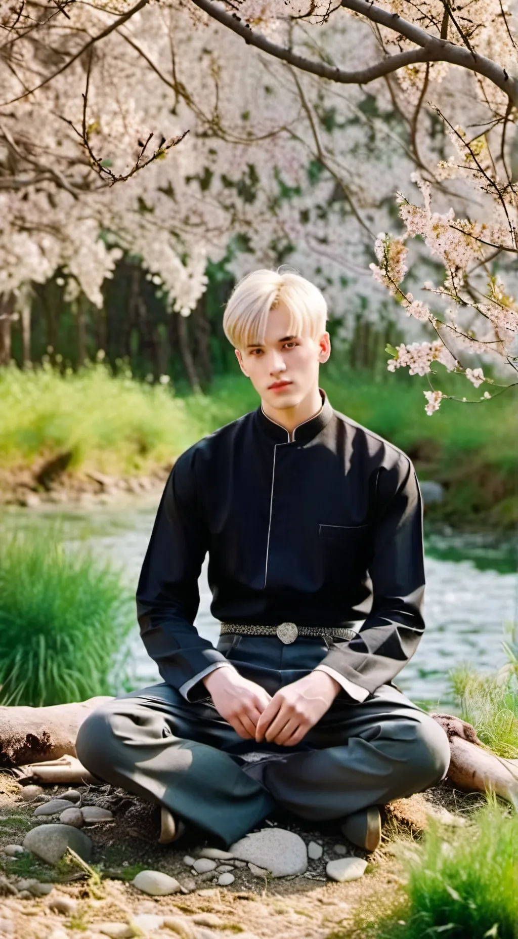ai character: draco Malfoy  background