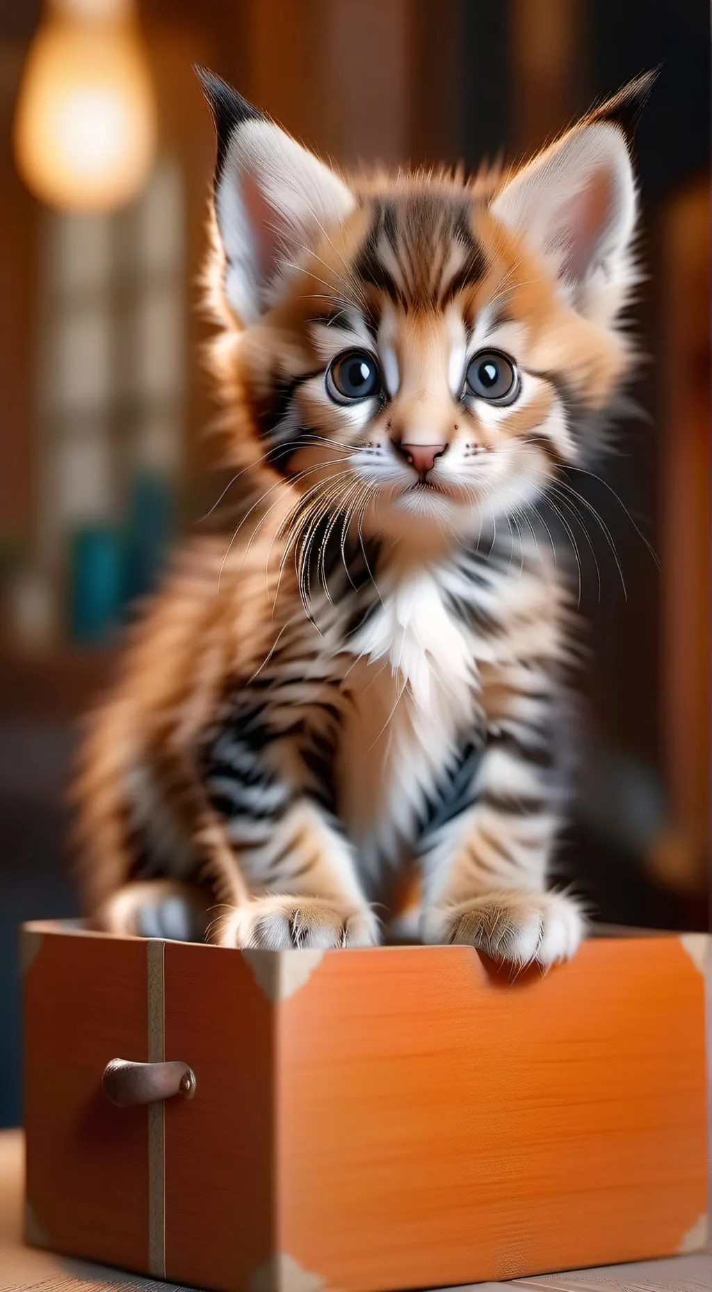 ai character: lluvia de gatitos background