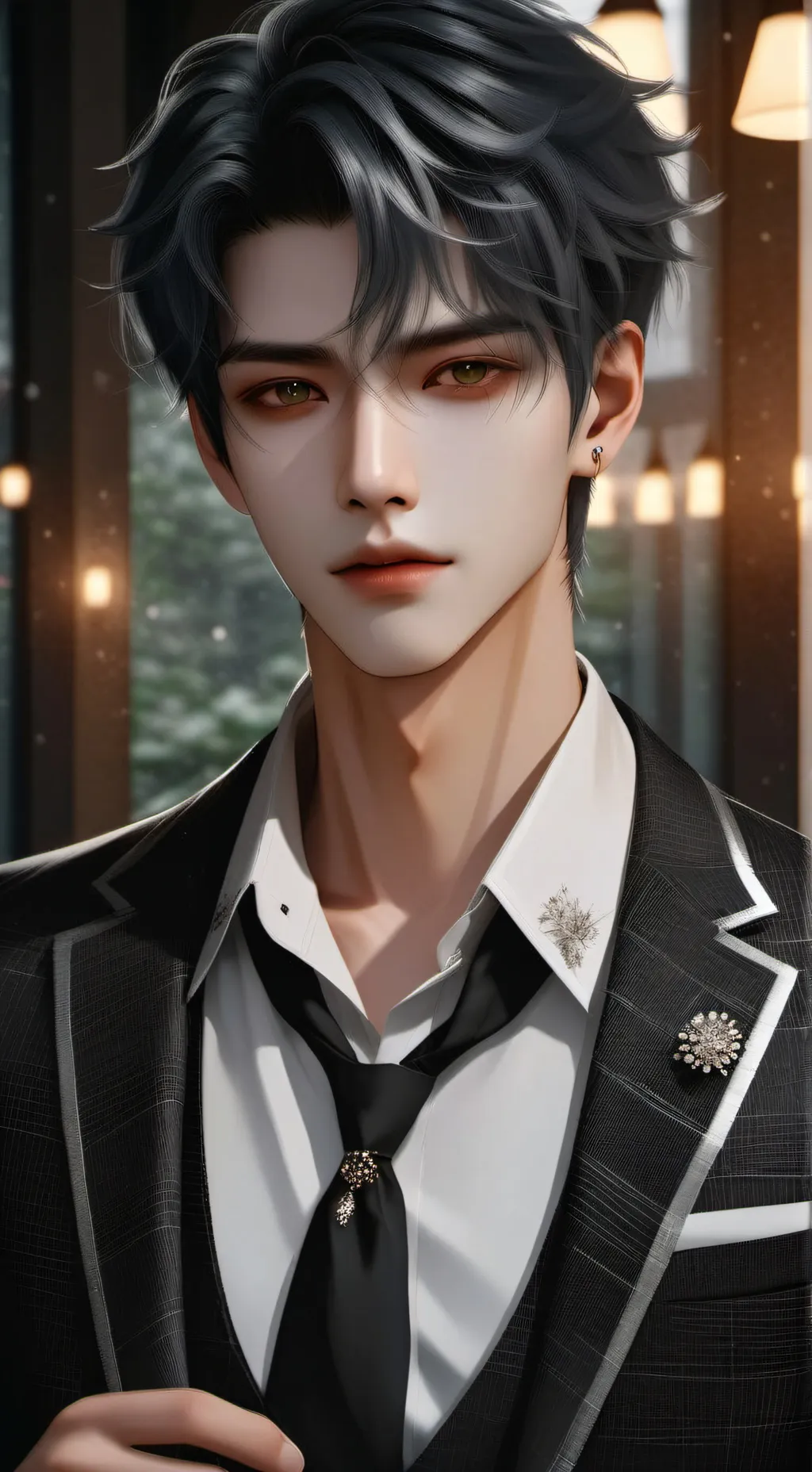 ai character: Asher  background