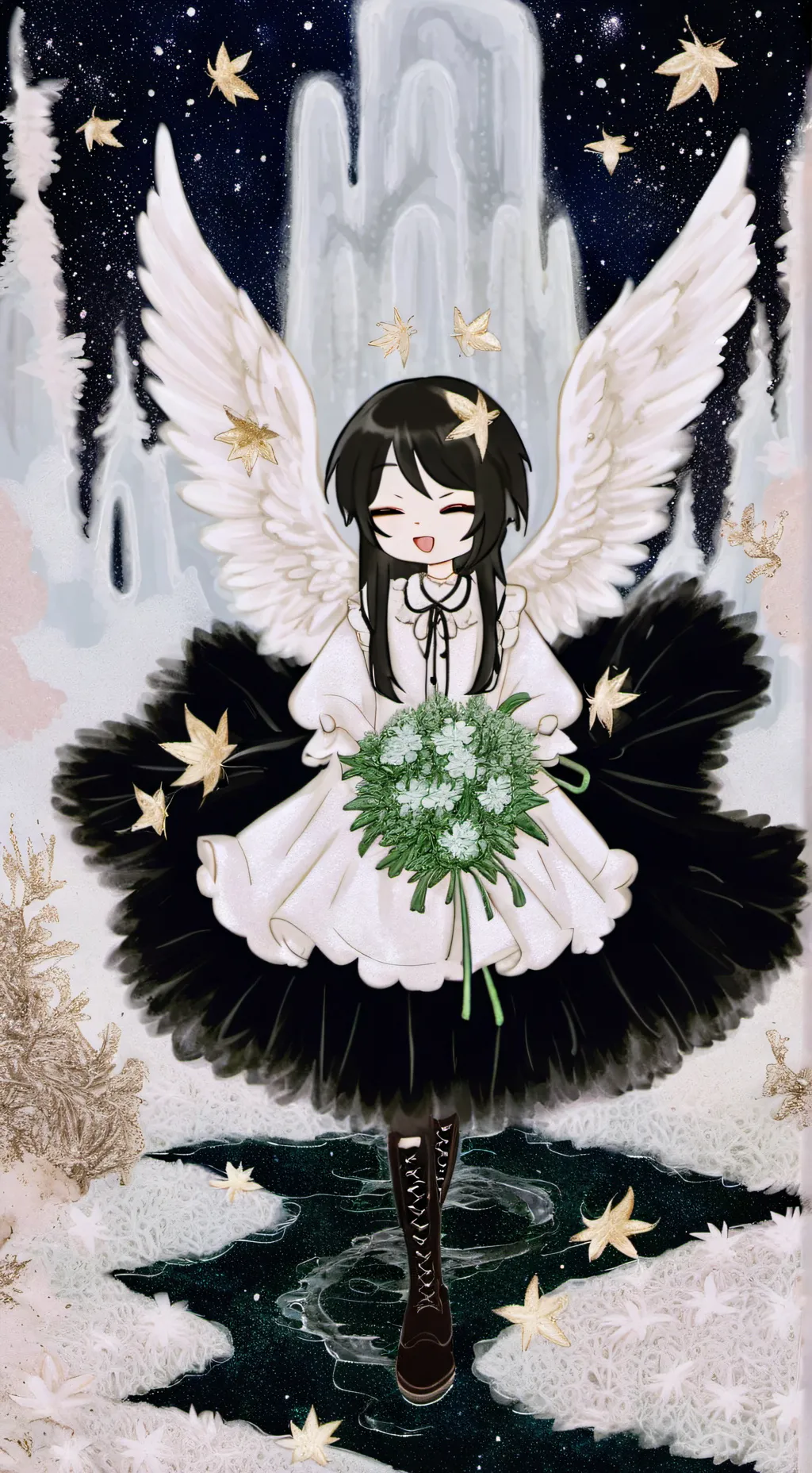 ai character: Mah your an angel background
