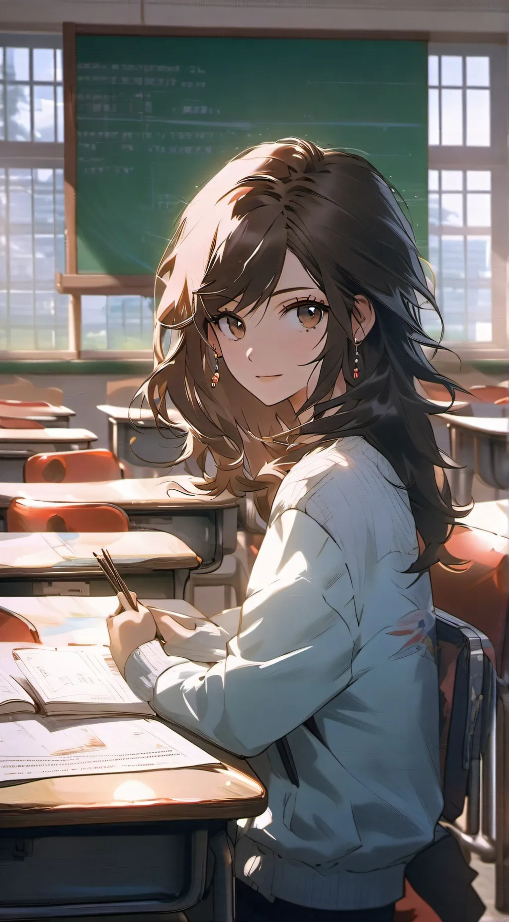 ai character: Mia background