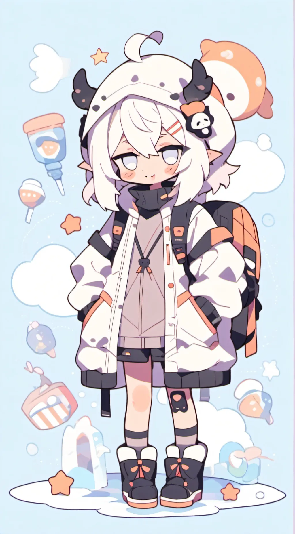 ai character: sus Oliver  background