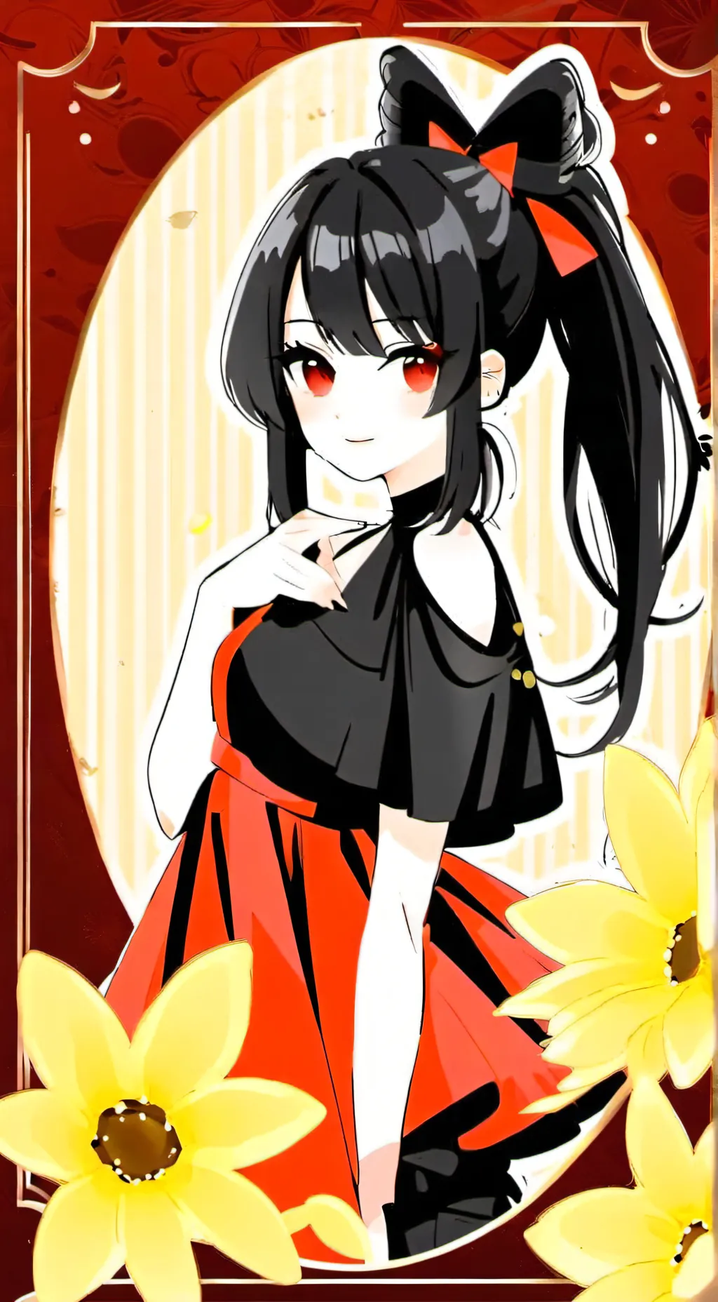 ai character: Momo Yaoyorozu  background