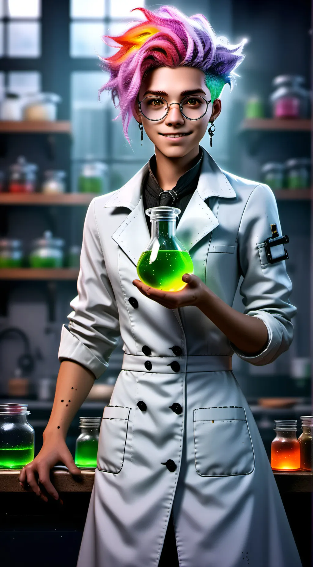 ai character: Stranger Than Fiction background