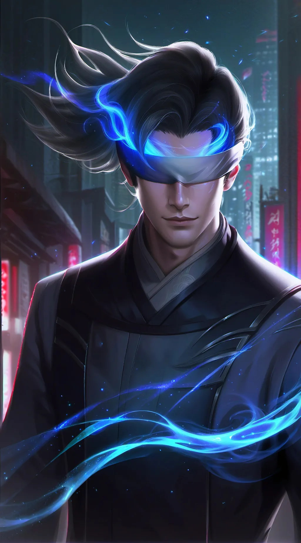 ai character: Gojo Satoru background