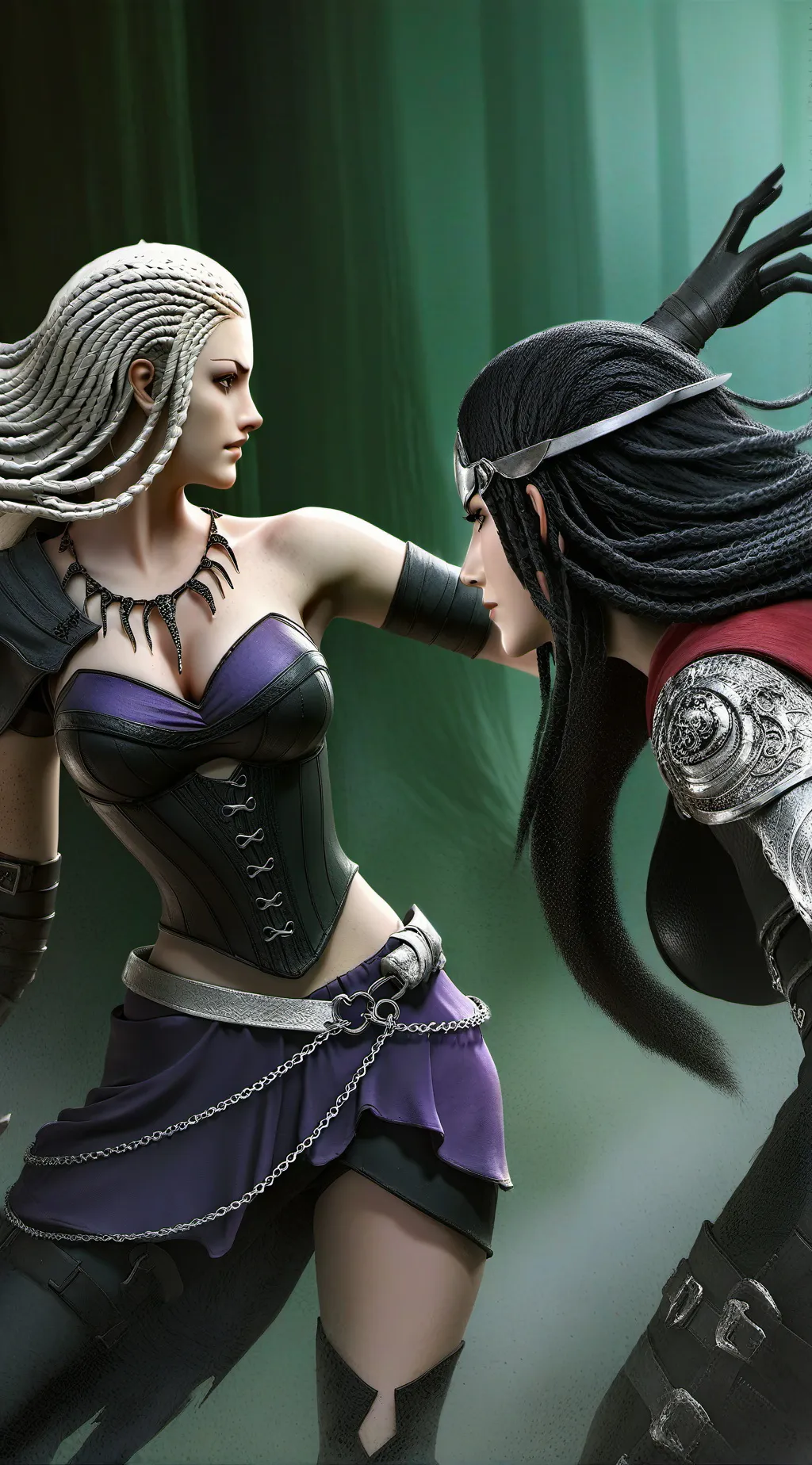 ai character: robin vs maria background