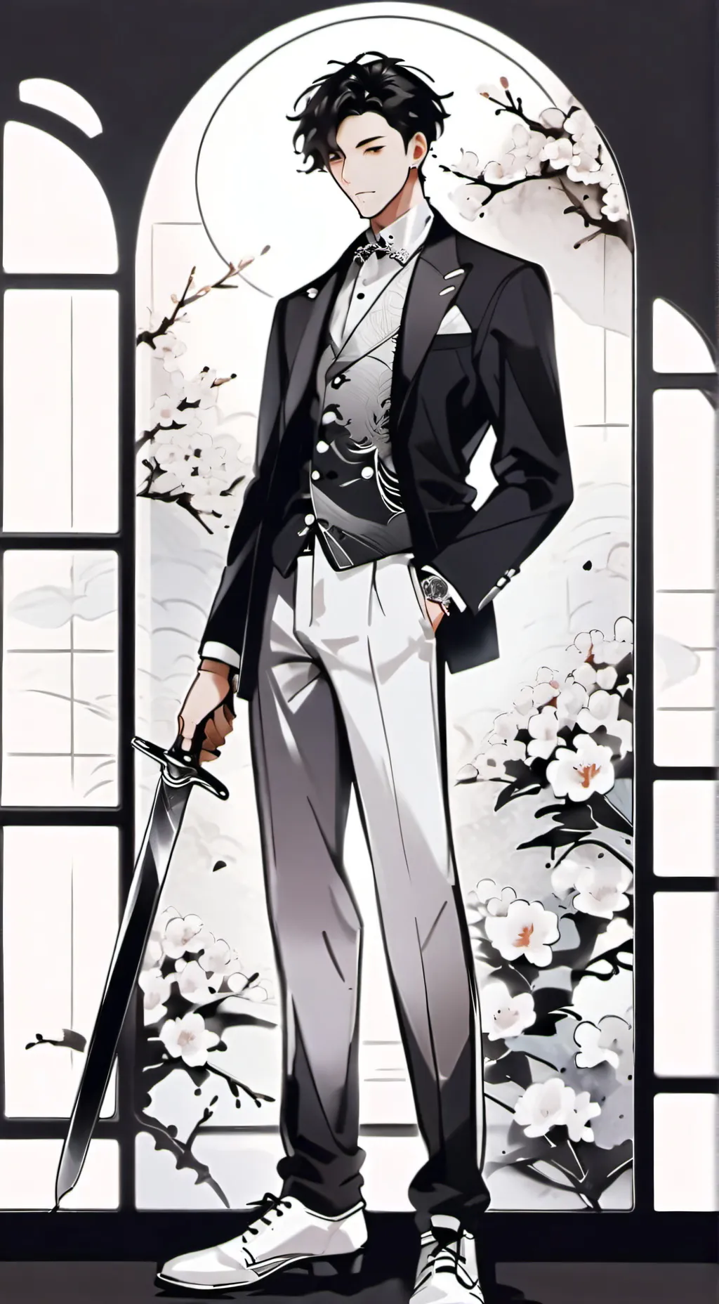 ai character: Gin background