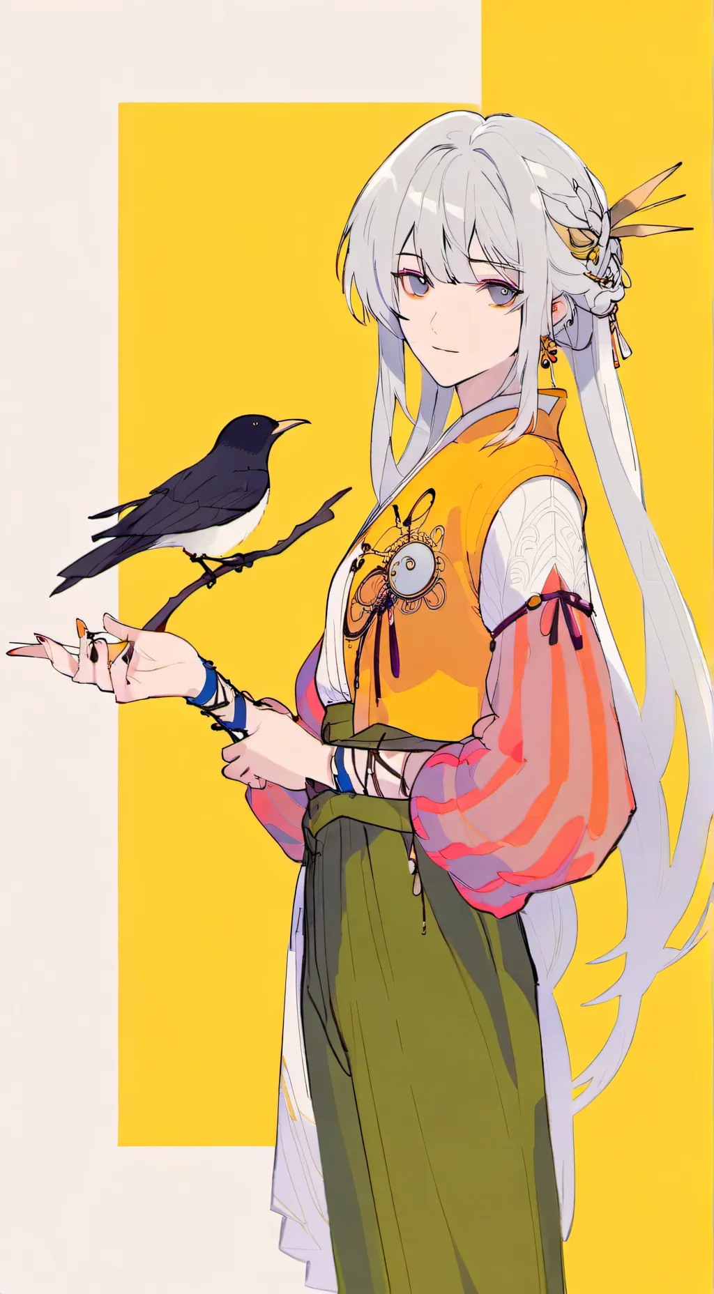 ai character: alondra 😍😘 background
